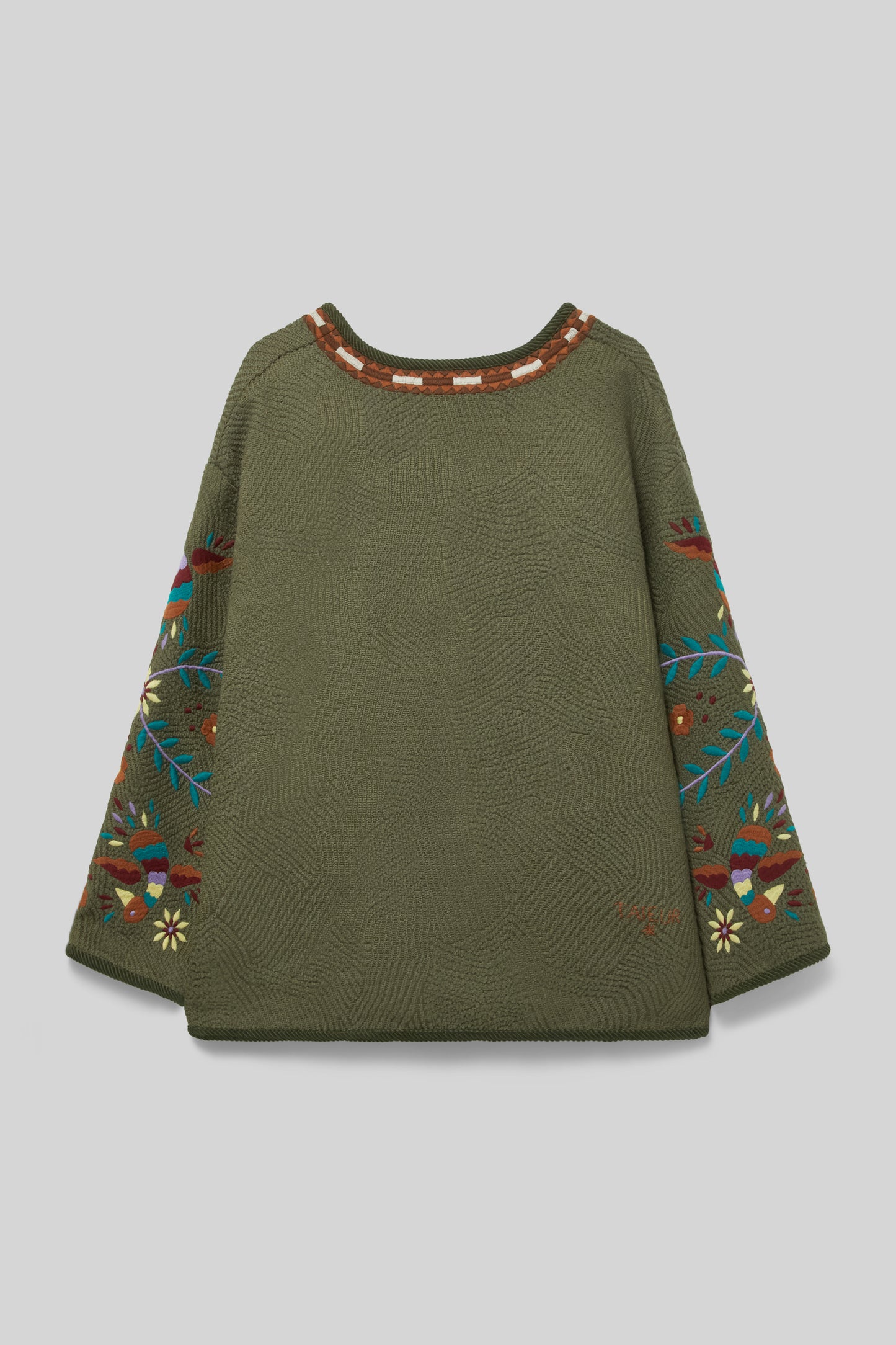 EMBROIDERED JACKET GREEN