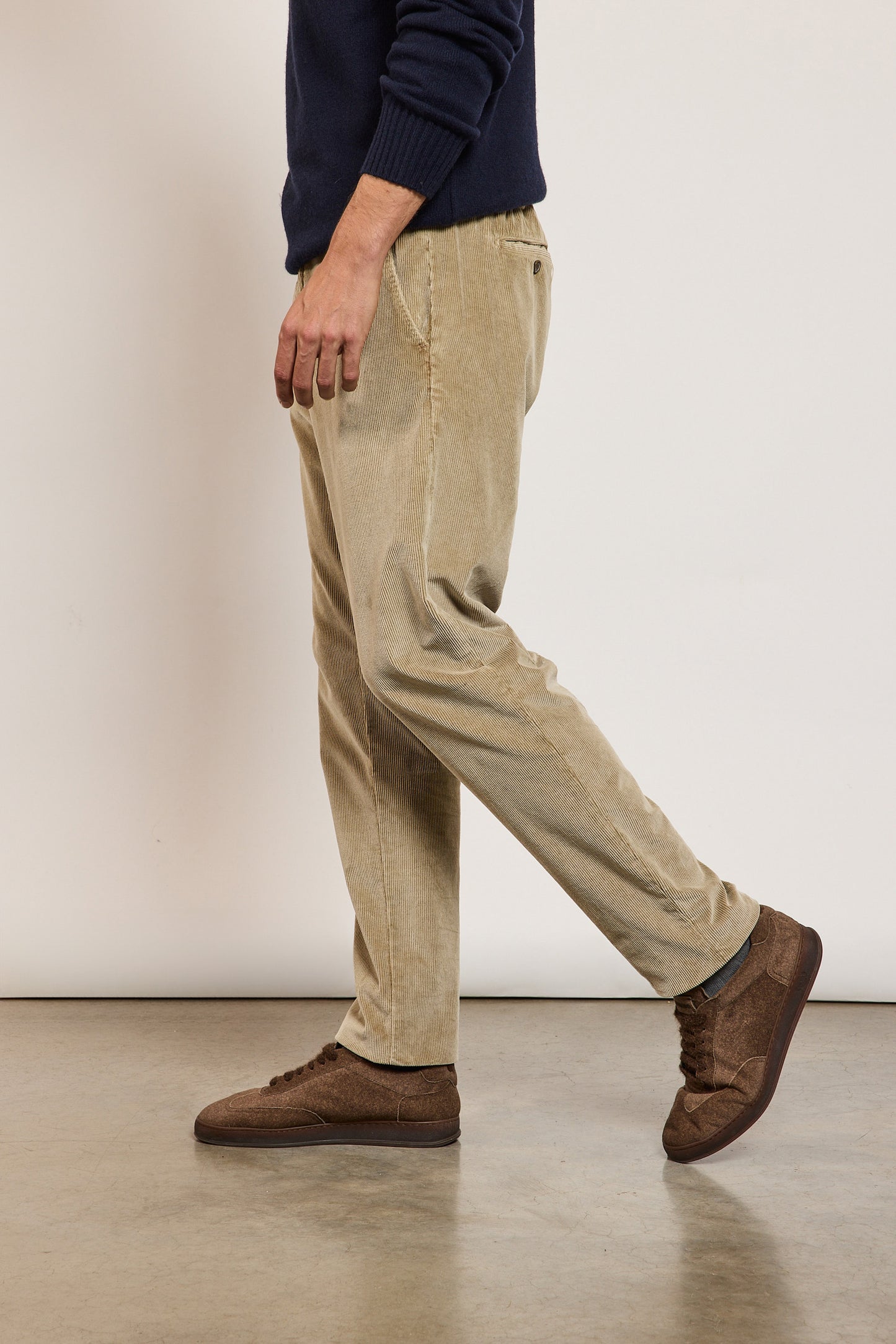 CORDUROY TROUSERS BEIGE