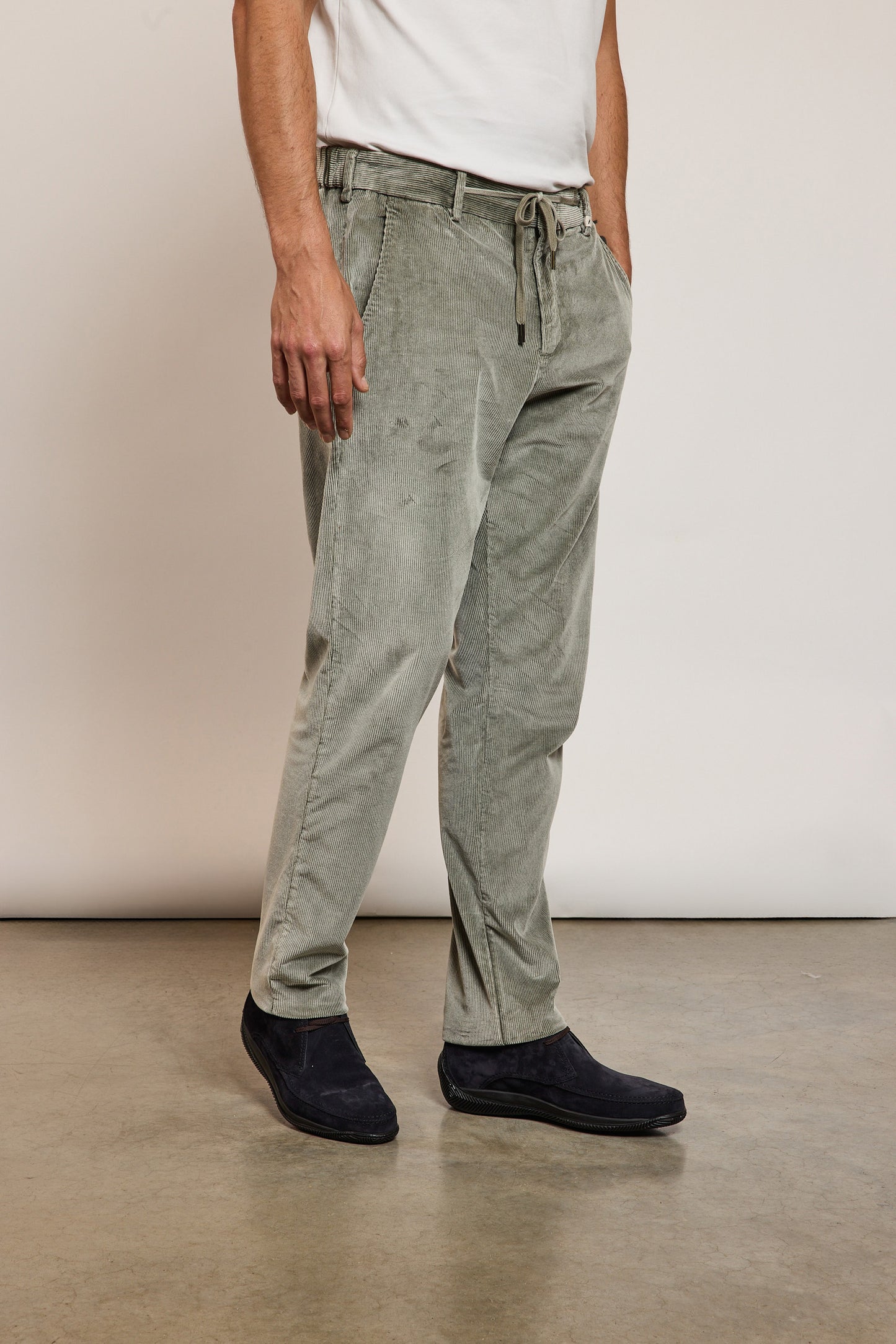 CORDUROY TROUSERS FOREST
