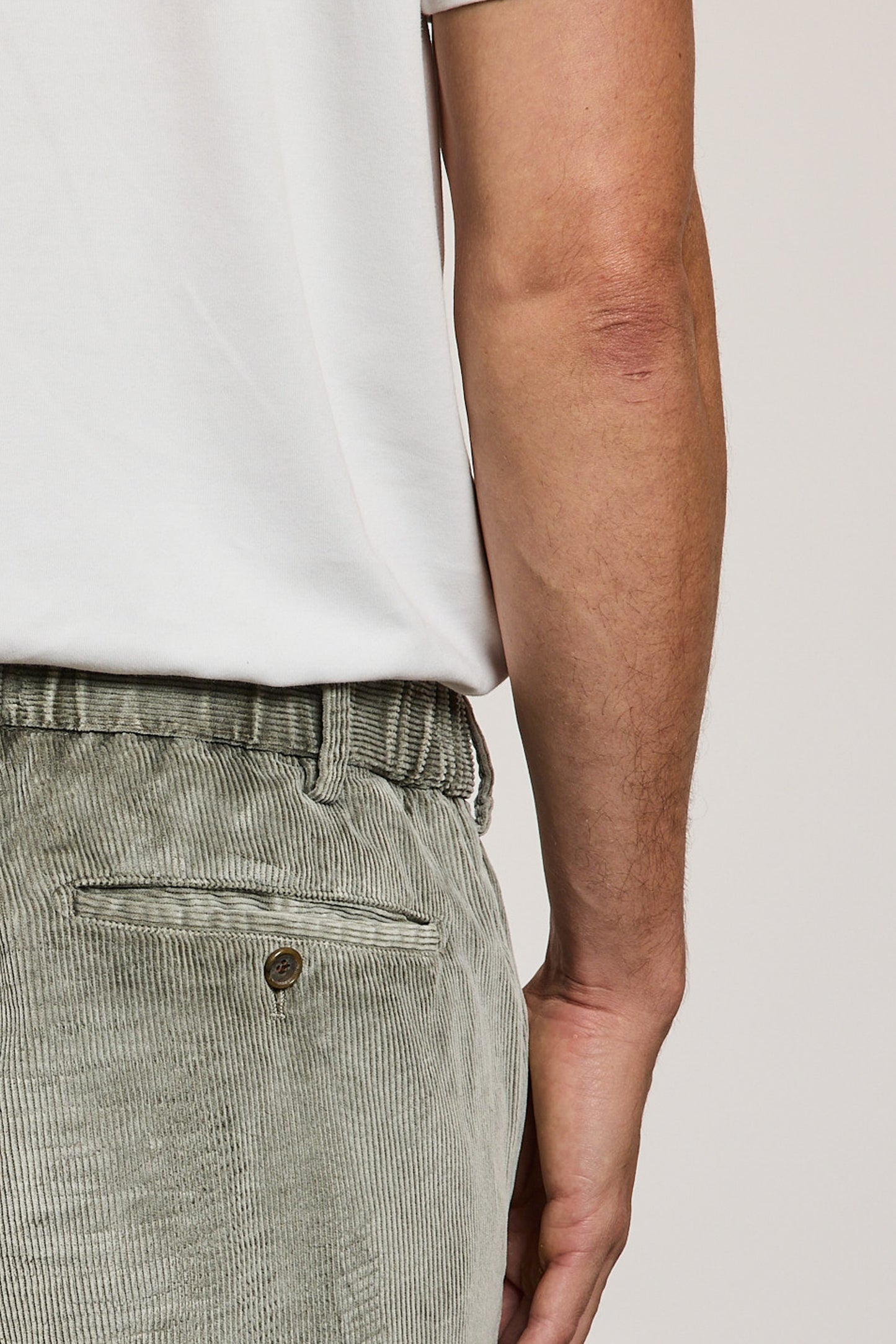 CORDUROY TROUSERS FOREST