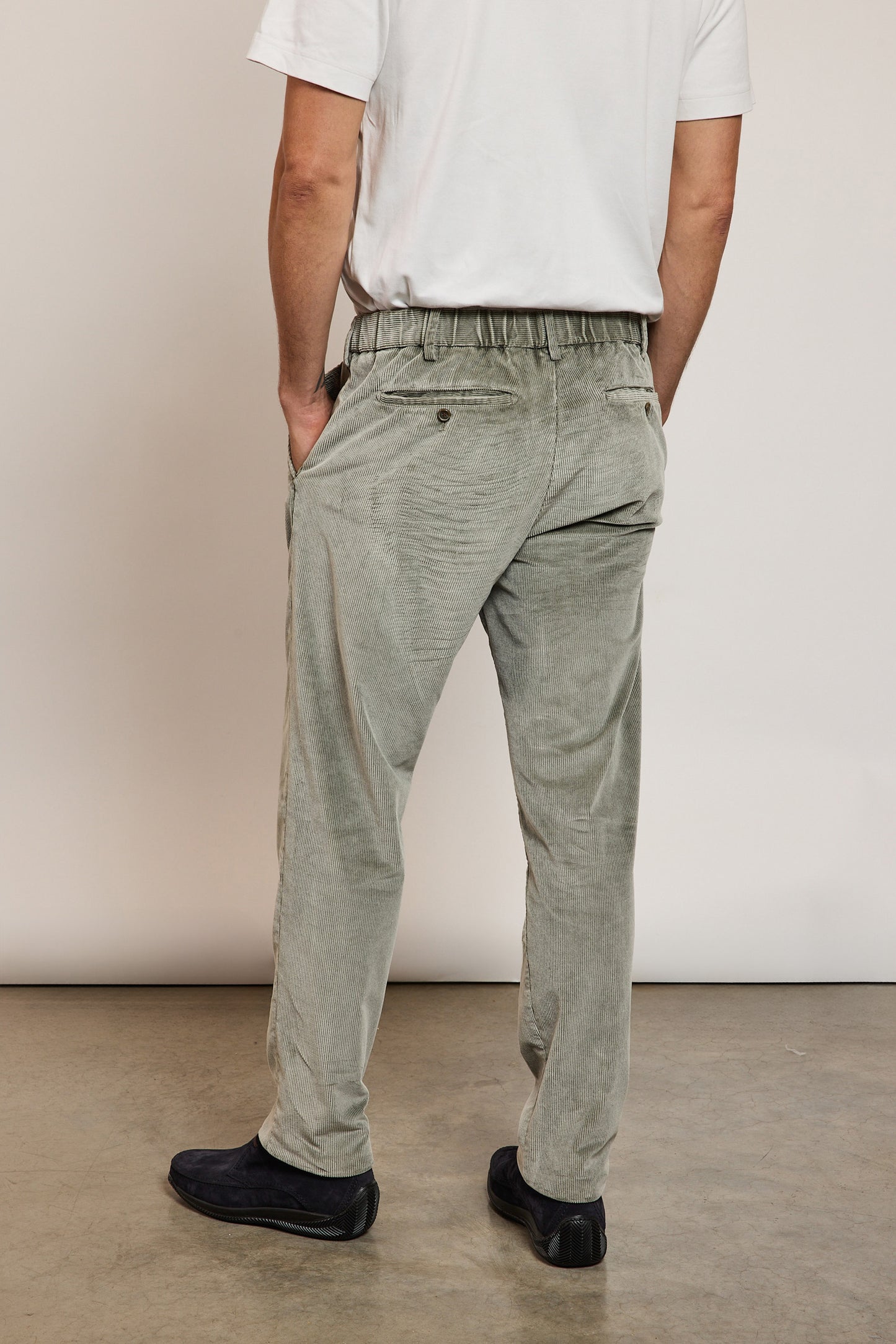 CORDUROY TROUSERS FOREST