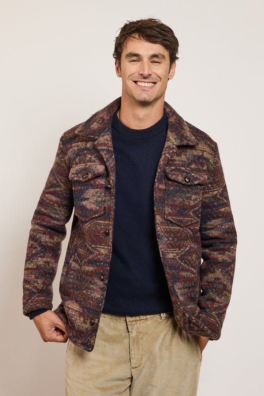 BLOUSON NAVAJO CHOCOLAT