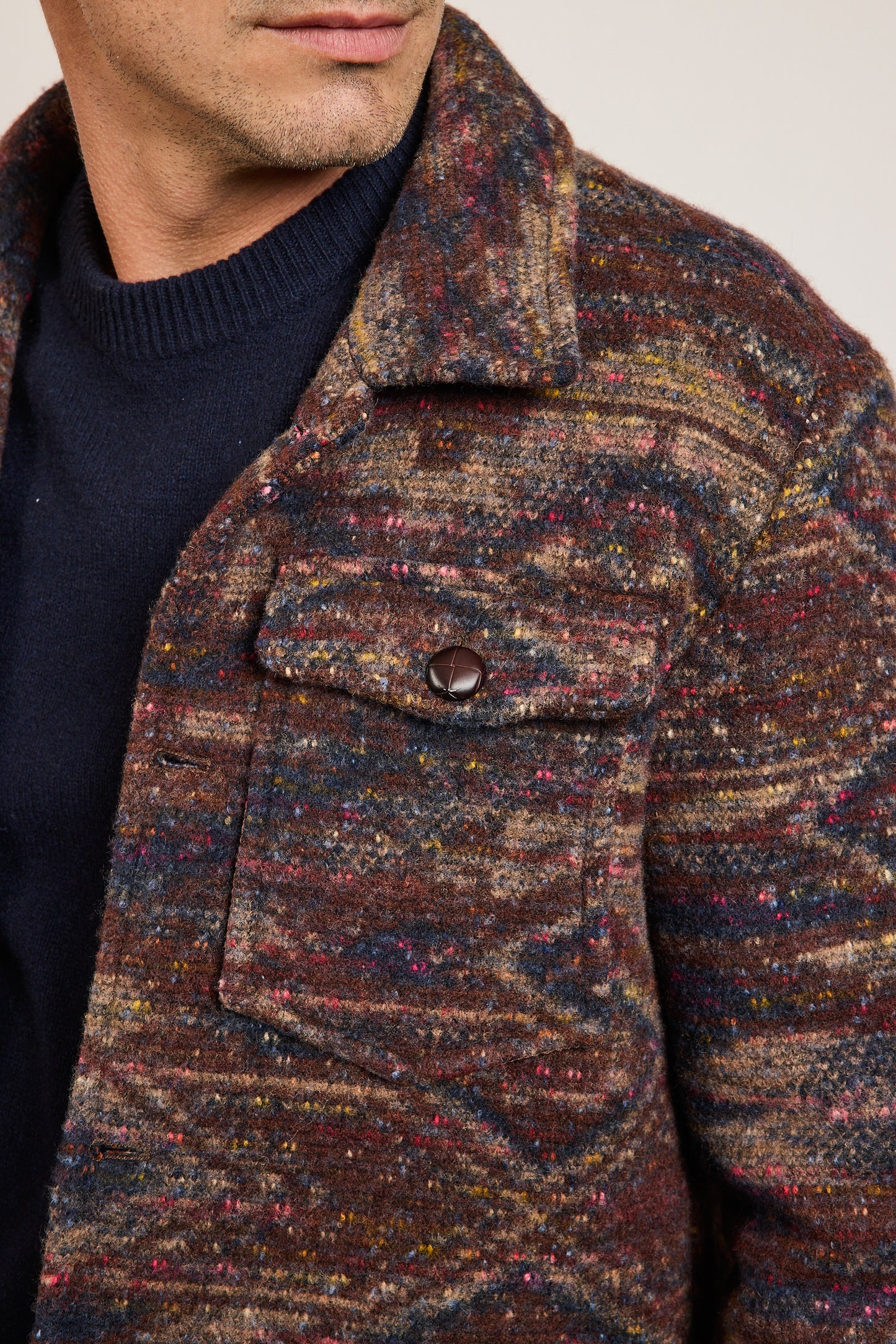 NAVAJO JACKET CHOCOLATE