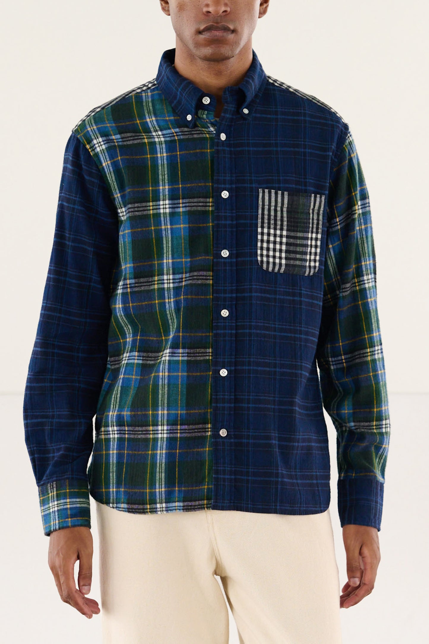 CHEMISE BUTTON DOWN MARINE