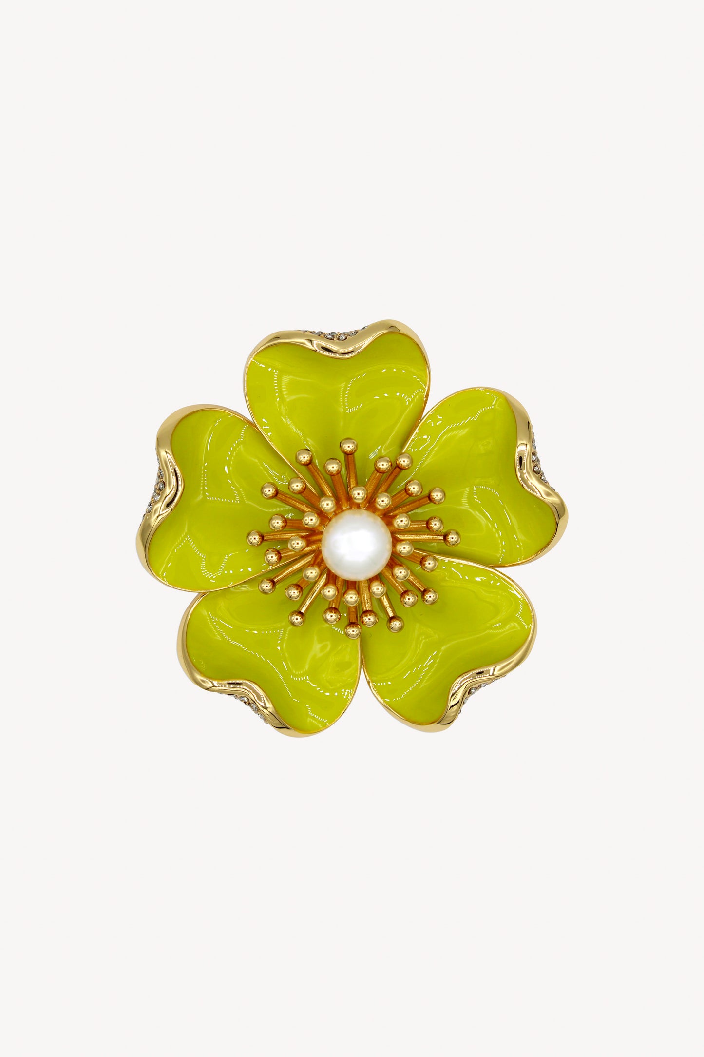 FLOWER PIN LIME