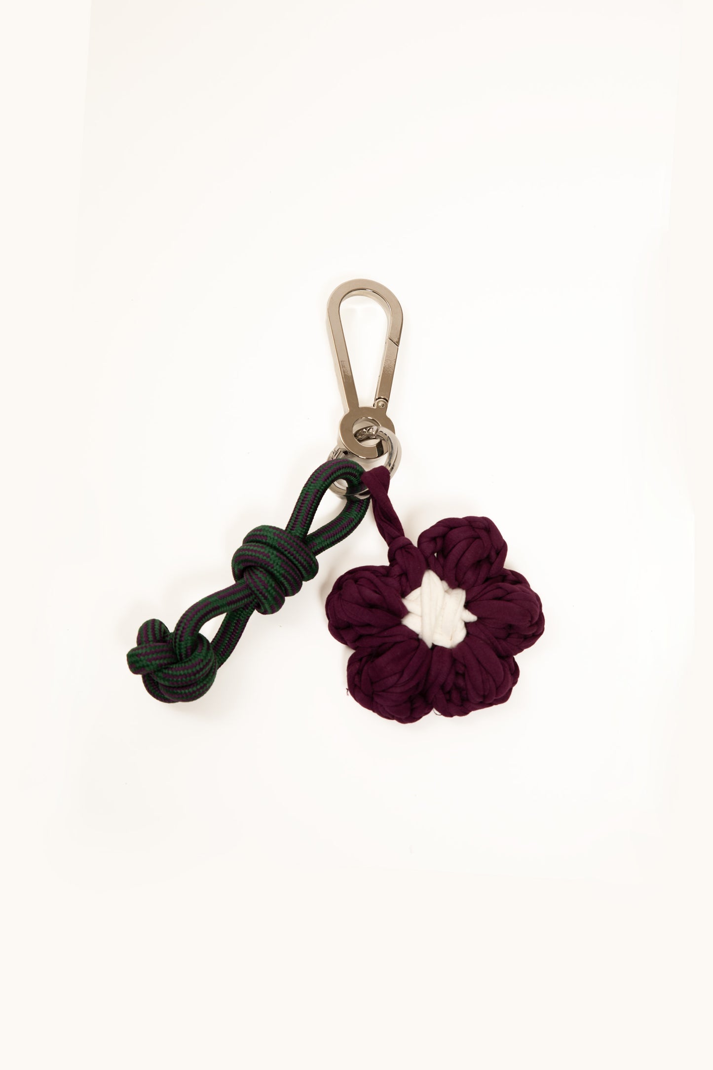 CHARMS KEYCHAIN BURGUNDY