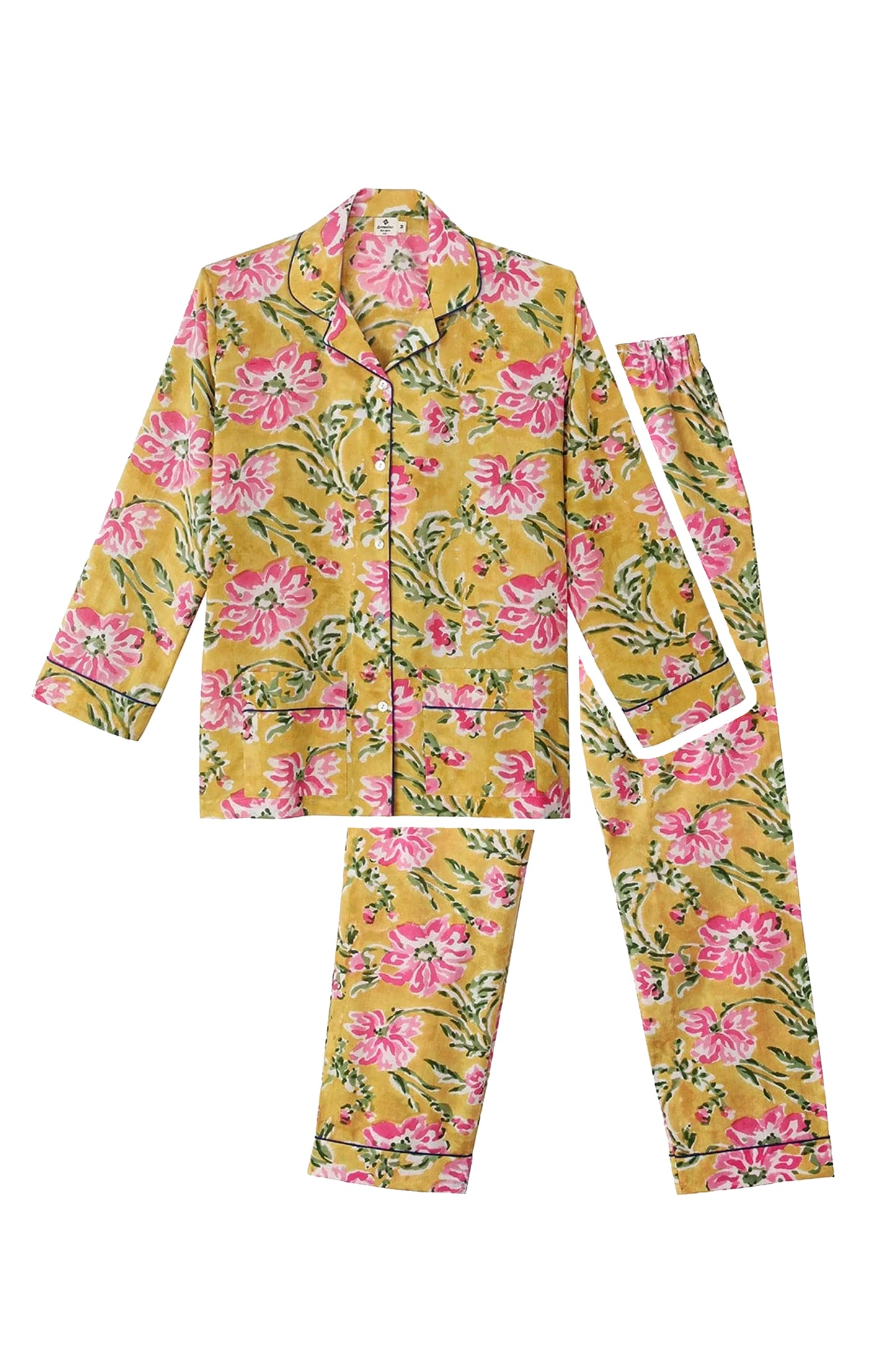 PYJAMA IMPRIMÉ JAUNE