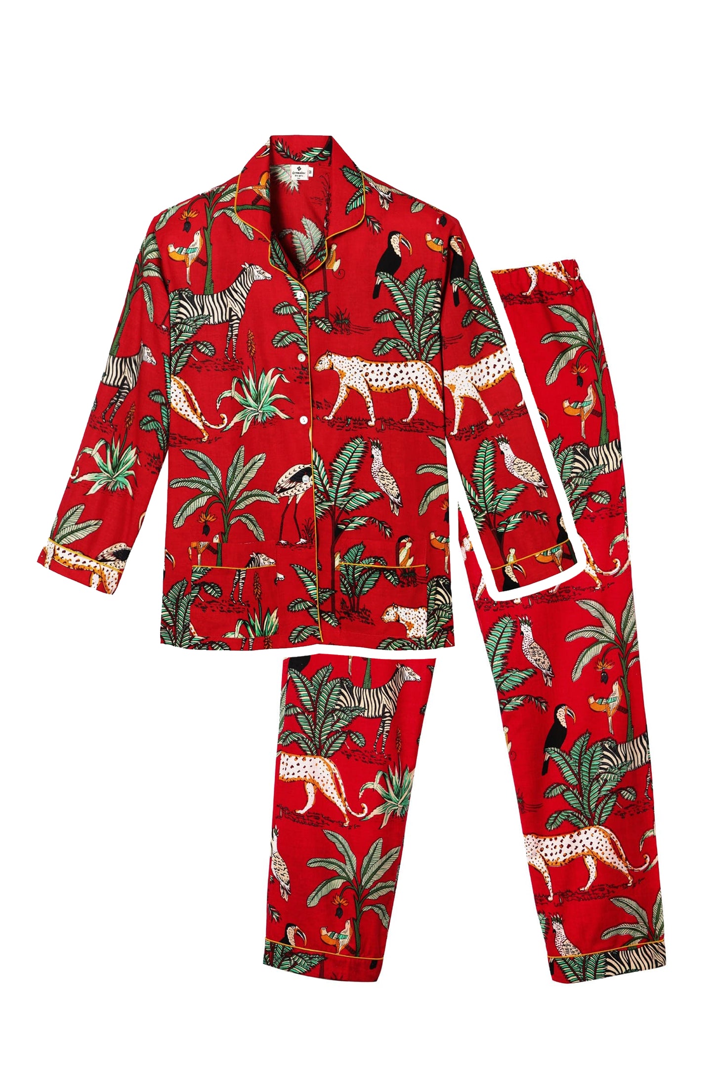 PYJAMA IMPRIMÉ ROUGE