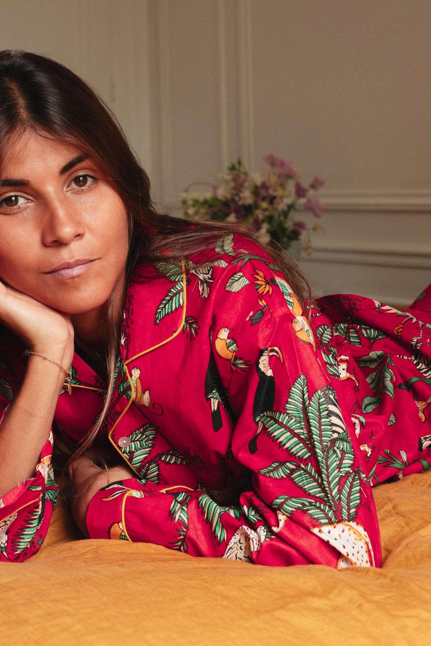 PYJAMA IMPRIMÉ ROUGE