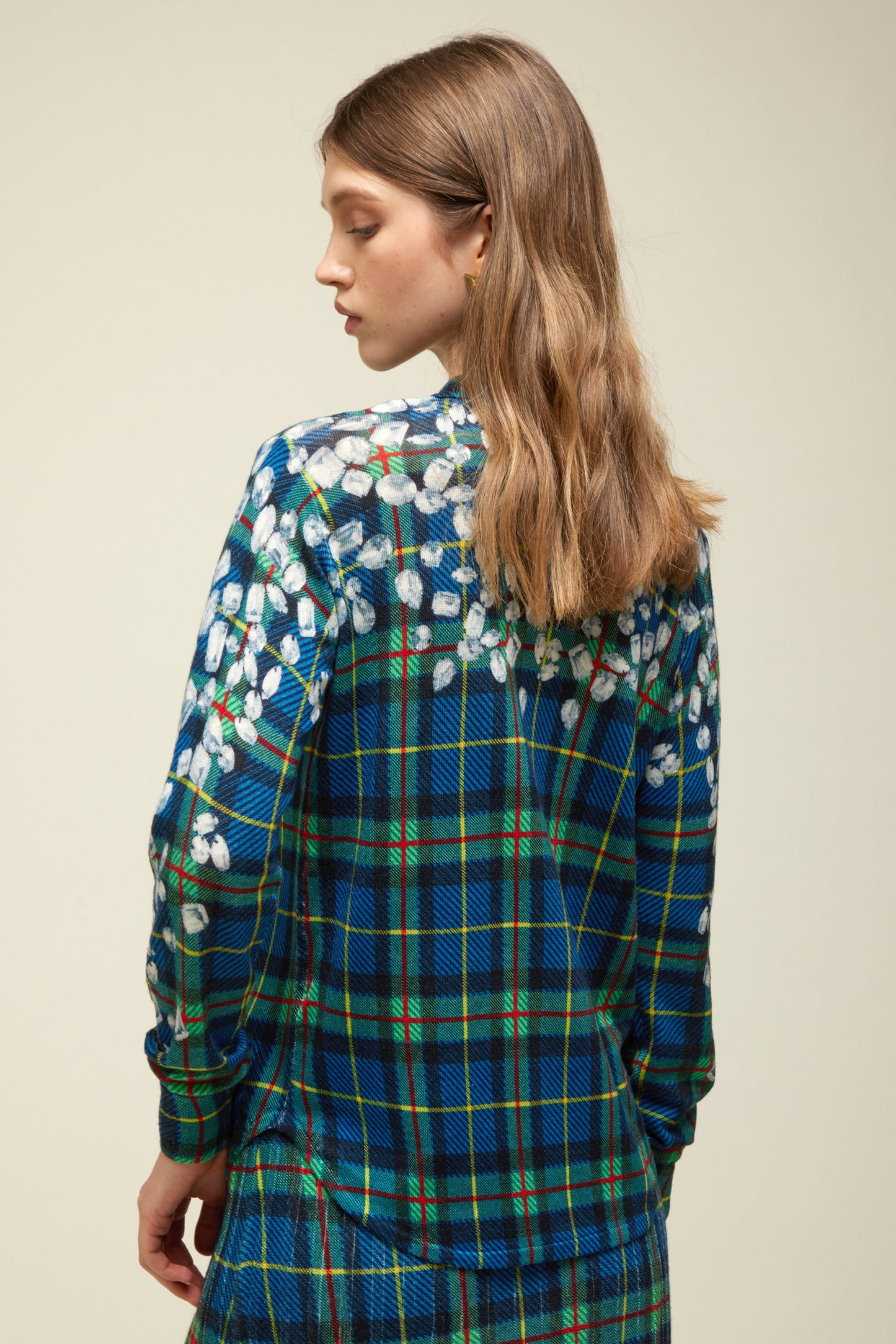 CHEMISE À CARREAUX BLEUE