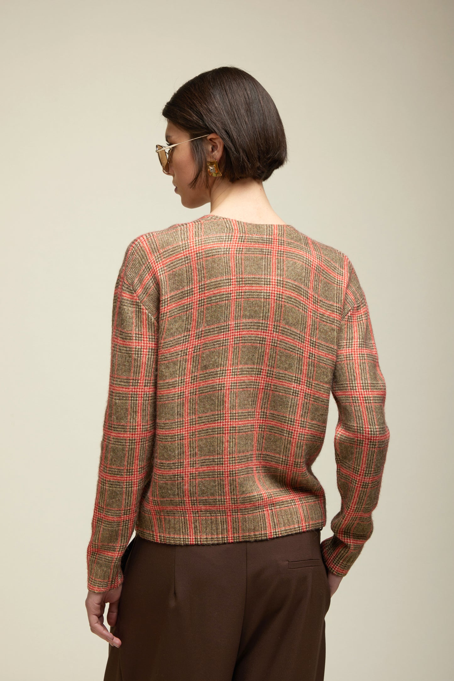 PRINCE OF WALES CHECK V COCOA