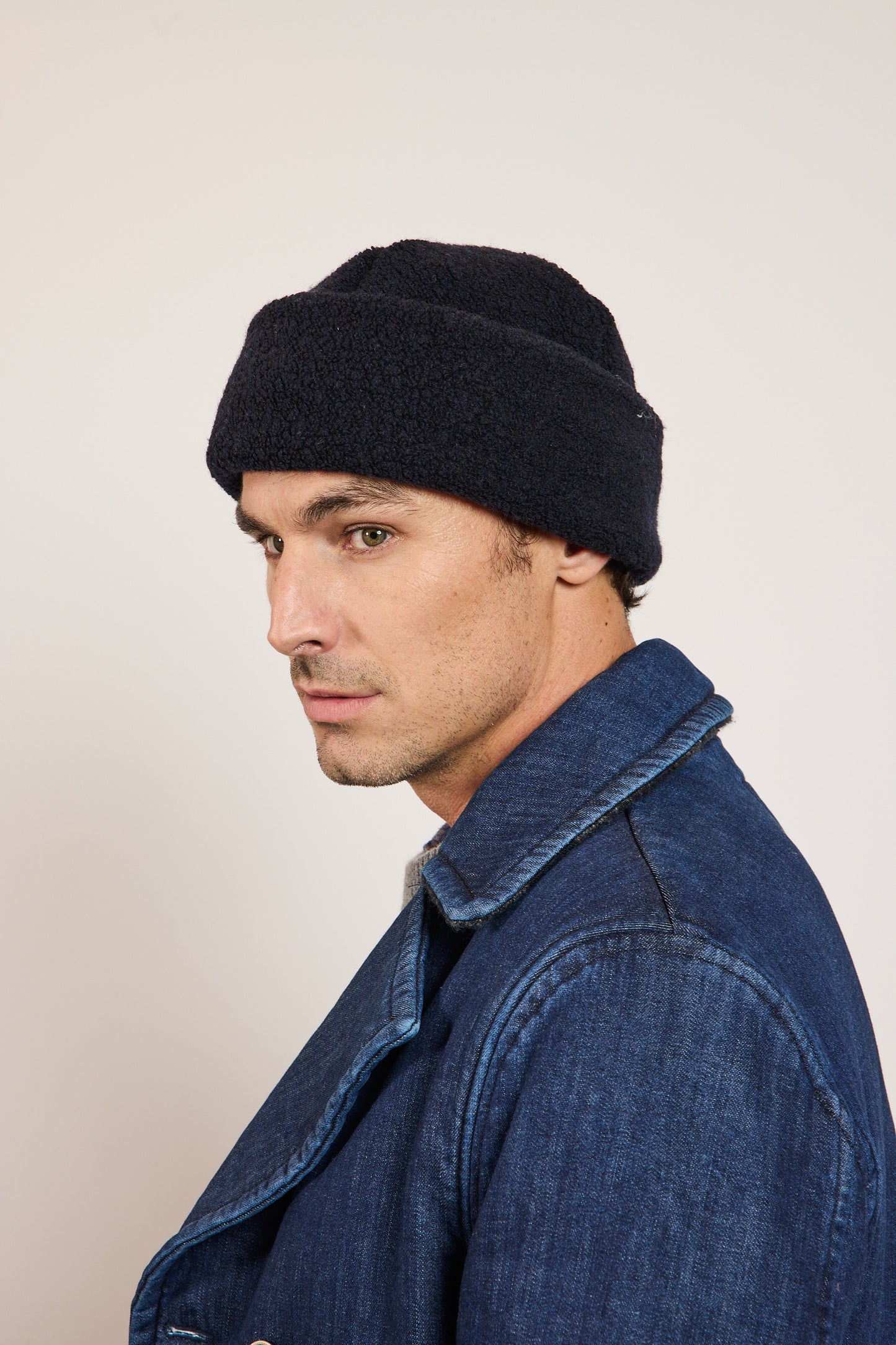 CURLY HAT NAVY