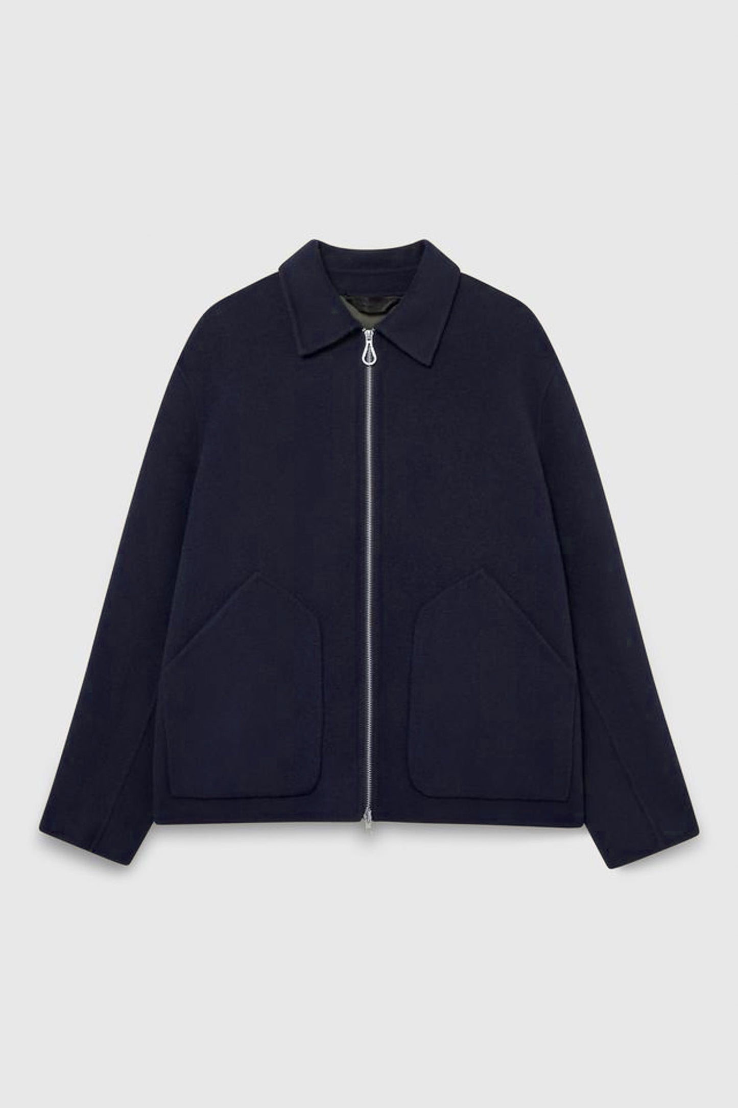 ZIPPED JACKET NAVY