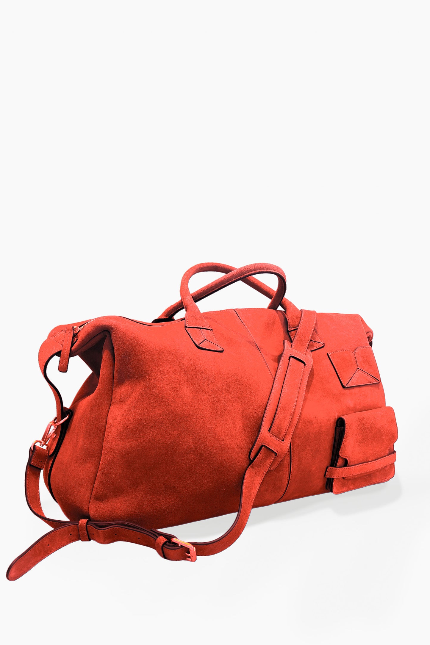SUEDE WEEKENDER RED