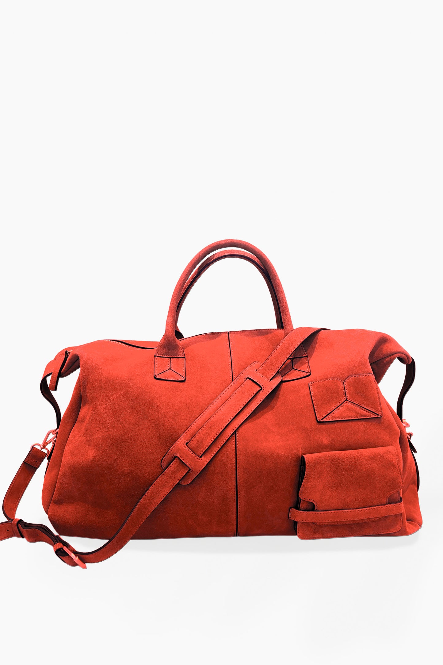 SUEDE WEEKENDER RED