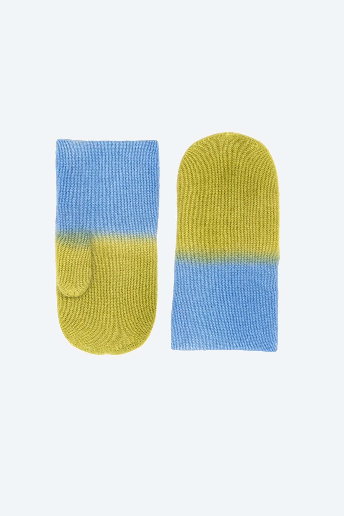 CASHMERE MITTENS LIME