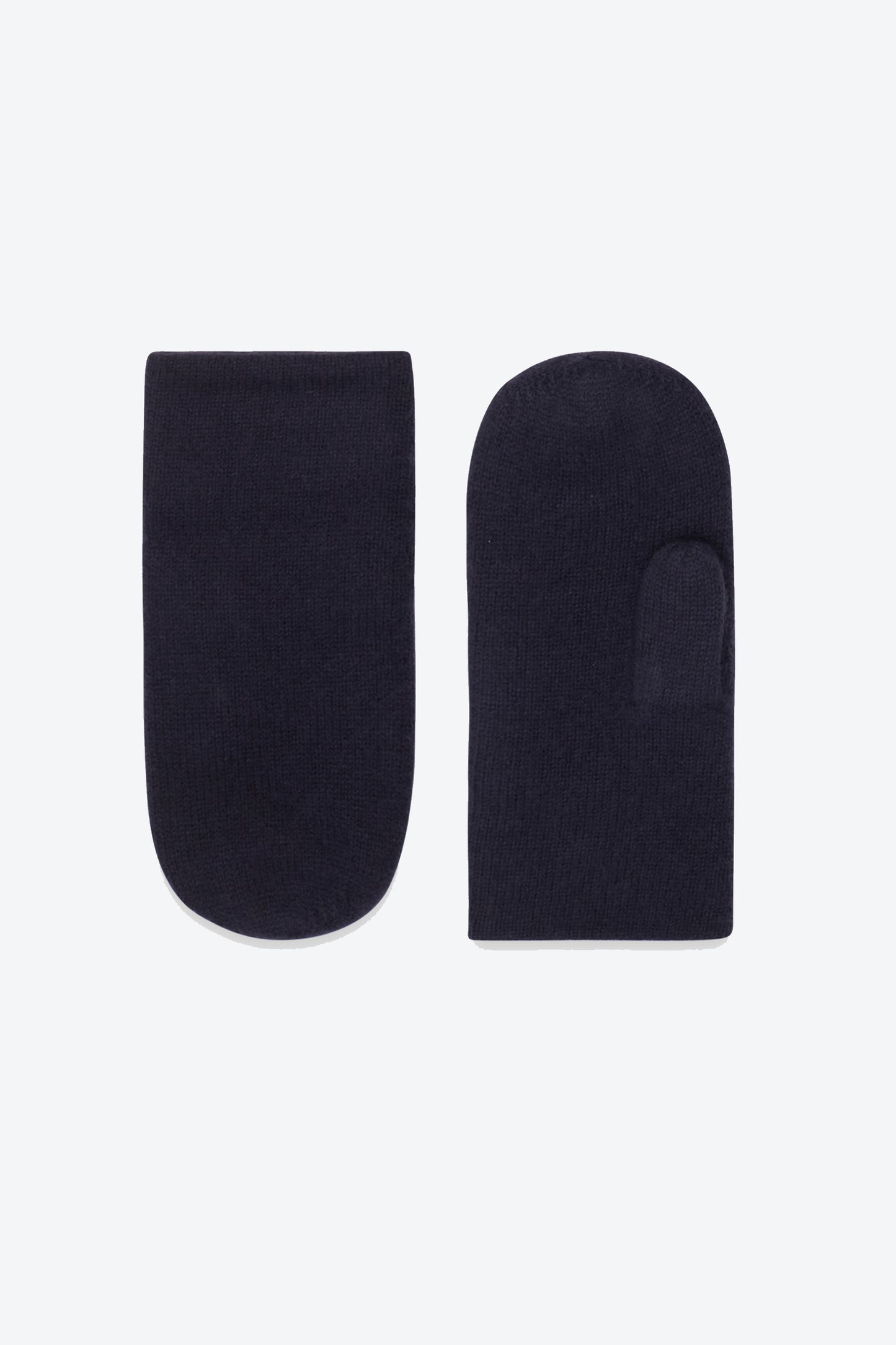 CASHMERE MITTENS NAVY
