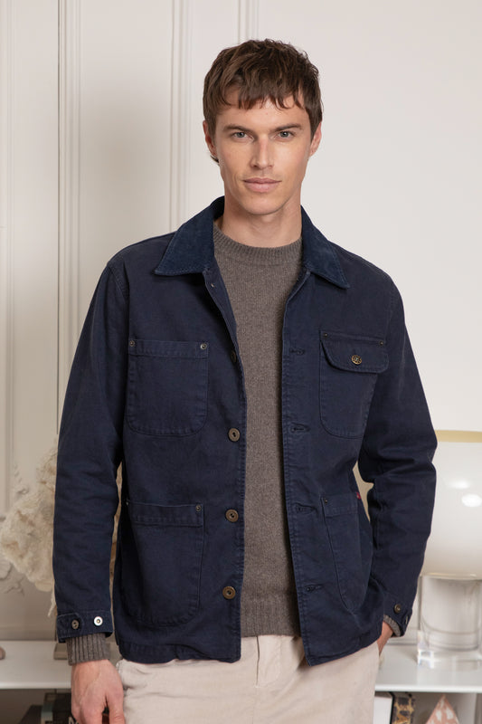 BLOUSON GABARDINE MARINE