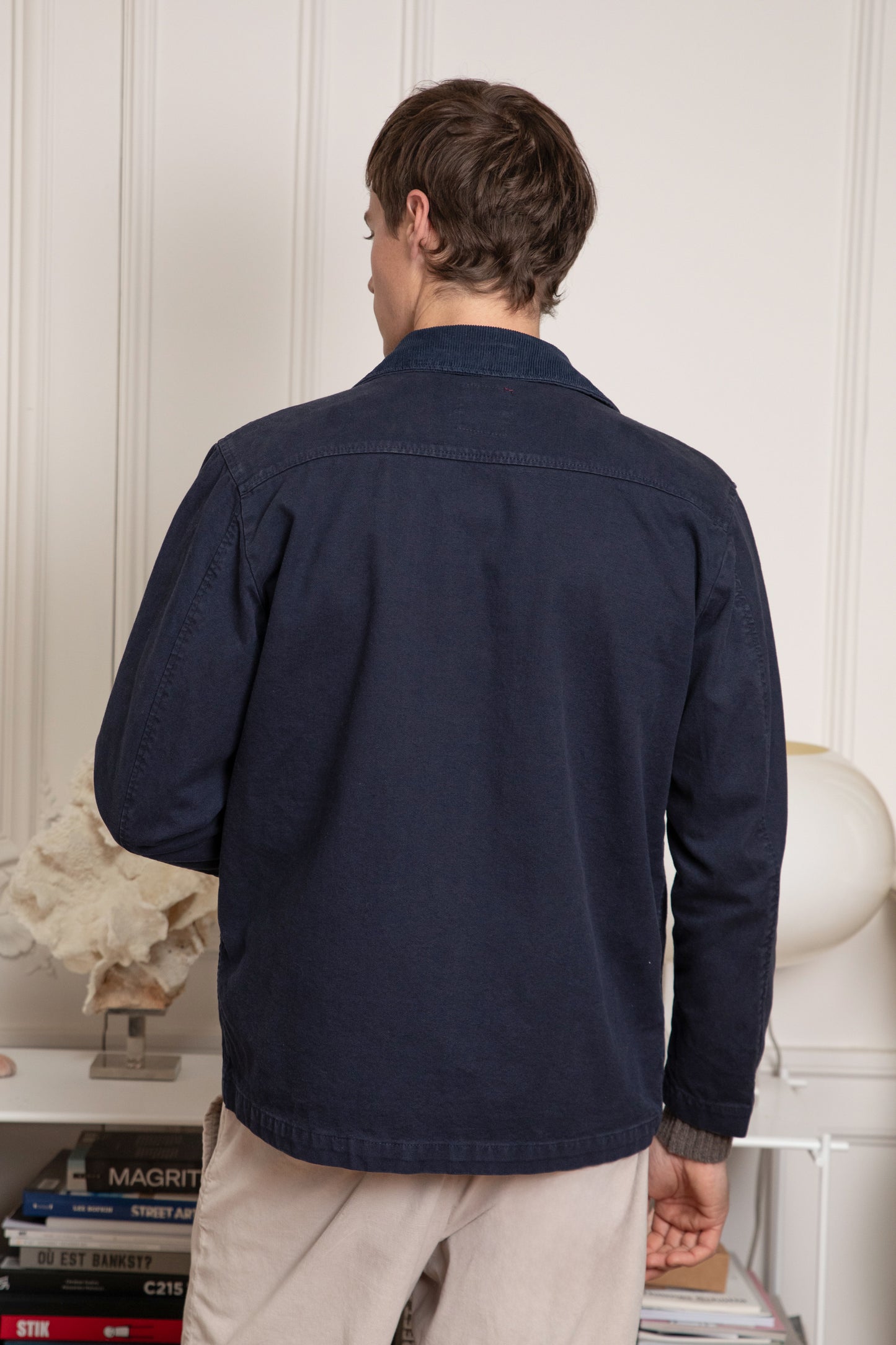 GABARDINE JACKET NAVY