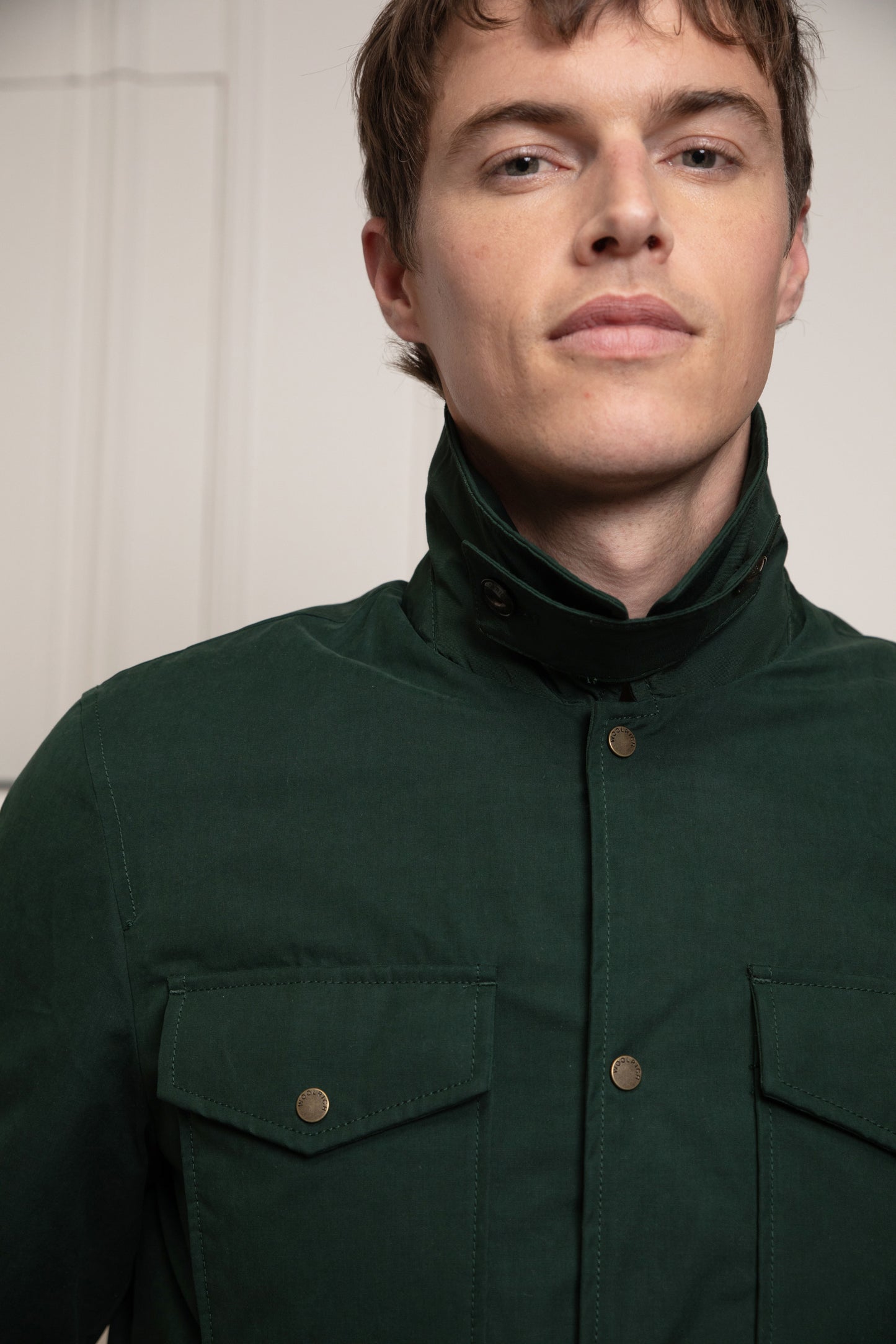 LINEN JACKET GREEN