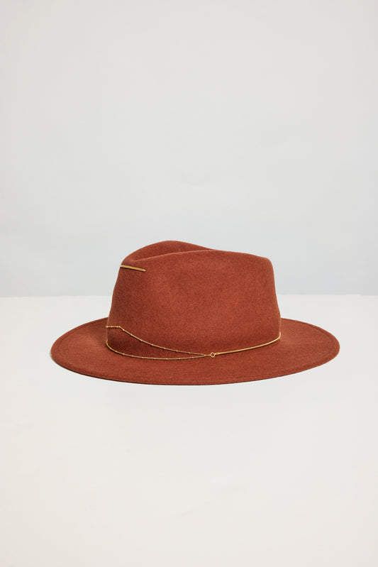 CHAPEAU BIJOU TERRACOTTA