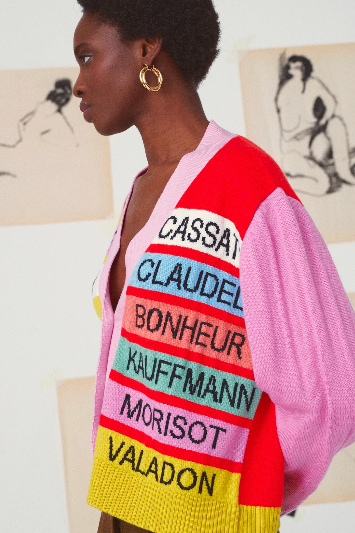 TRIBUTE CARDIGAN PINK