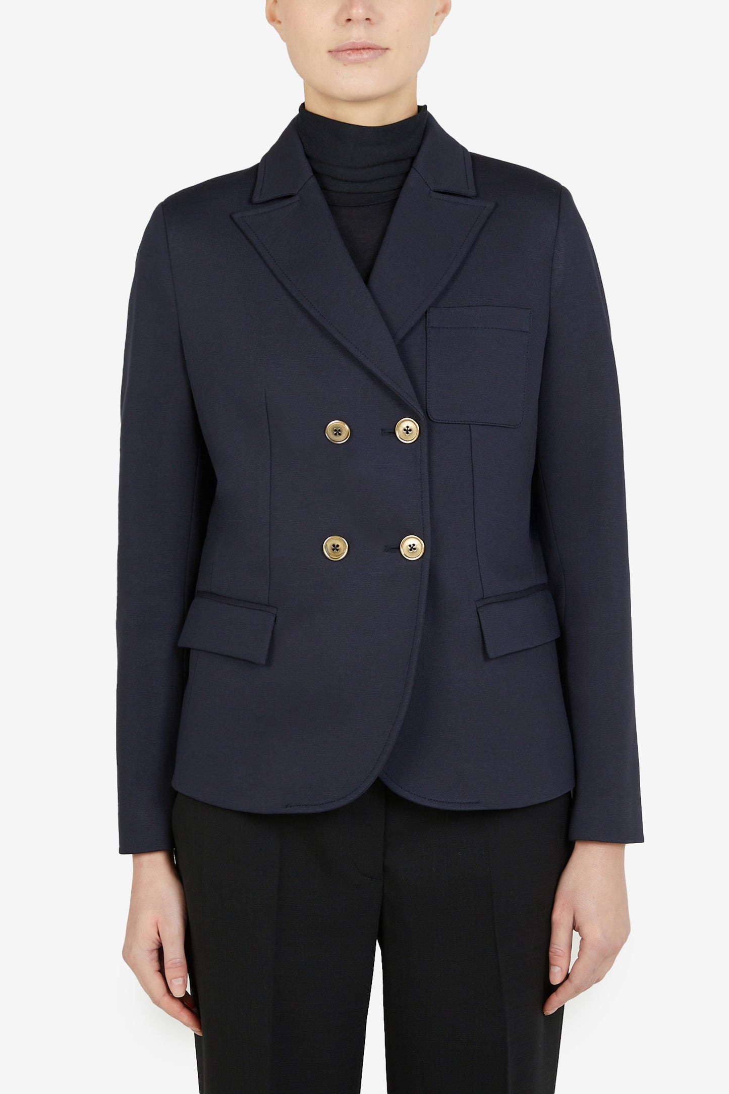 BLAZER EN JERSEY MARINE