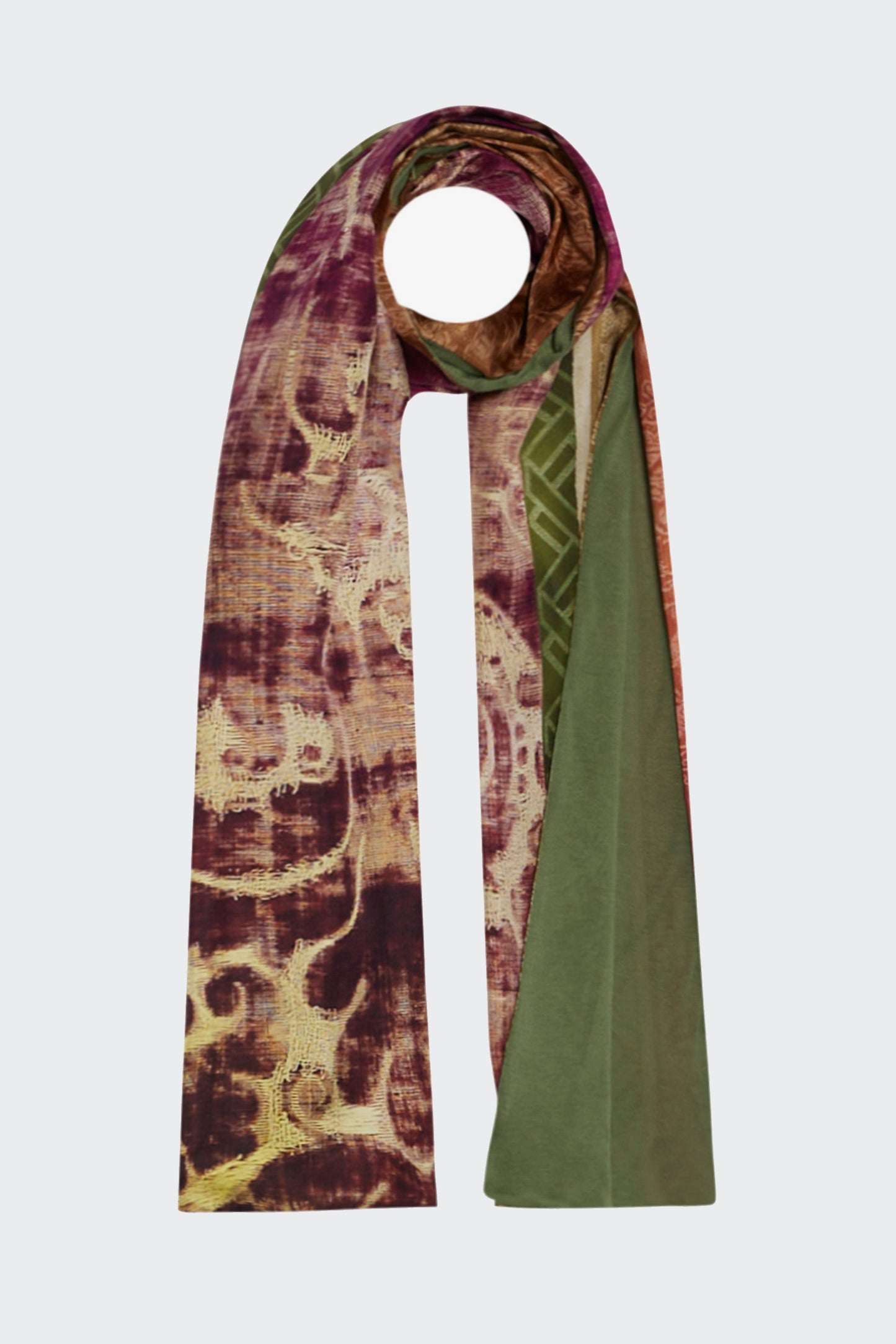 SILK SCARF GREEN
