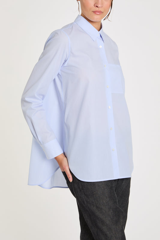 CHEMISE OVERSIZE CIEL