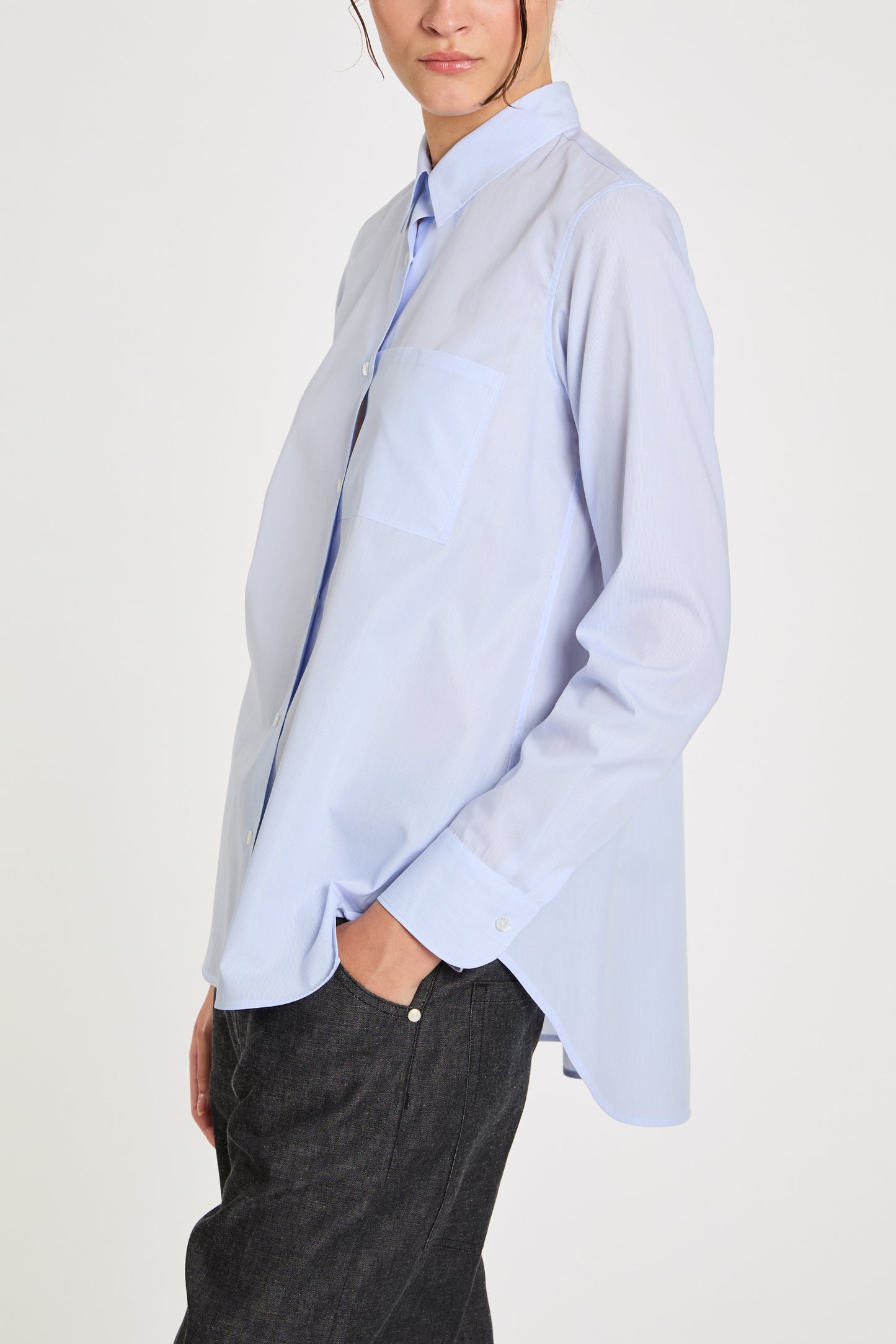 CHEMISE OVERSIZE CIEL