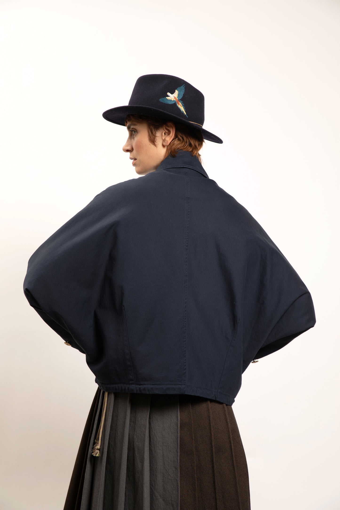 GABARDINE JACKET NAVY