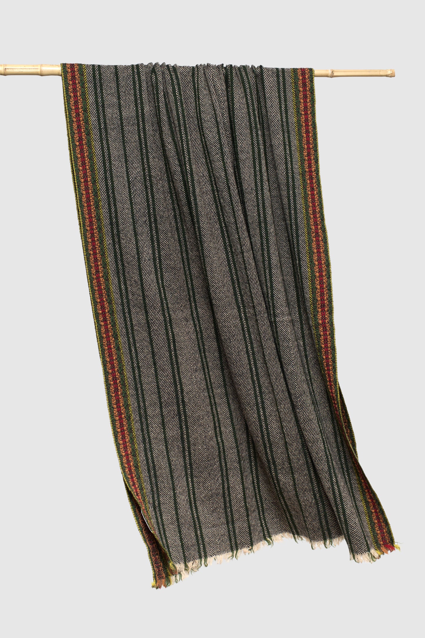 STRIPES SCARF GREEN