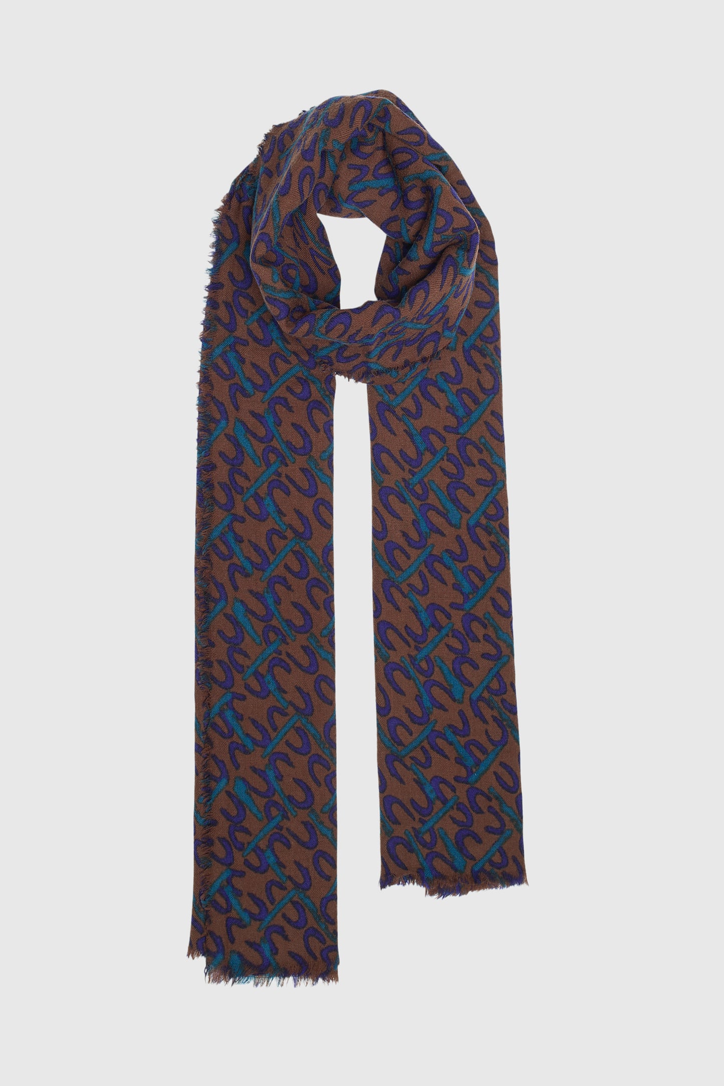 WOOL AND CASHMERE SCARF CAMEL