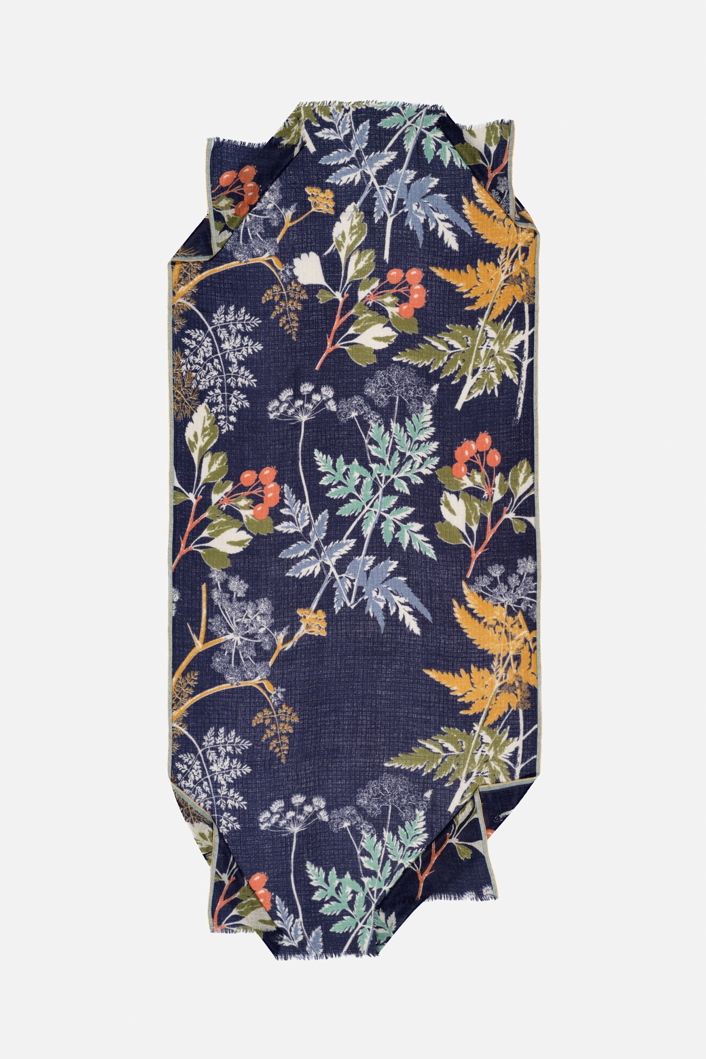HERBARIUM SCARF NAVY