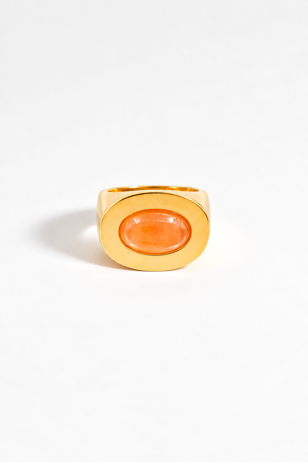 BAGUE UNO OR QUARTZ ORANGE