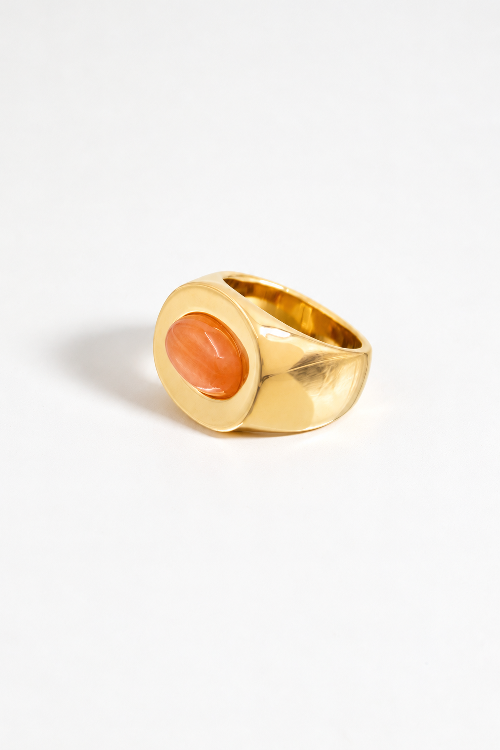 BAGUE UNO OR QUARTZ ORANGE