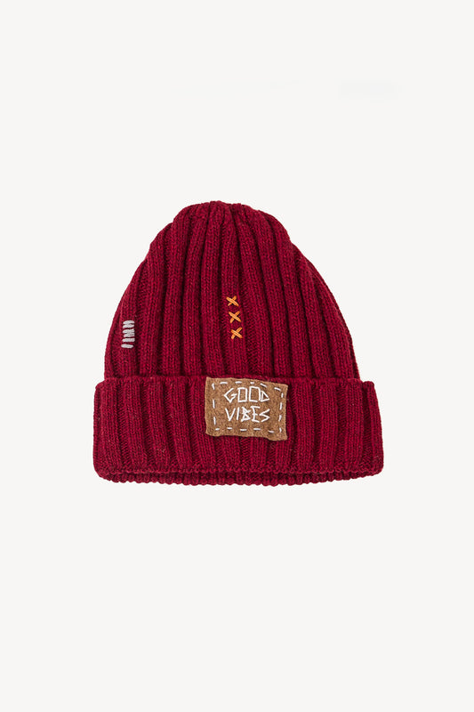 BONNET BRODÉS BORDEAUX