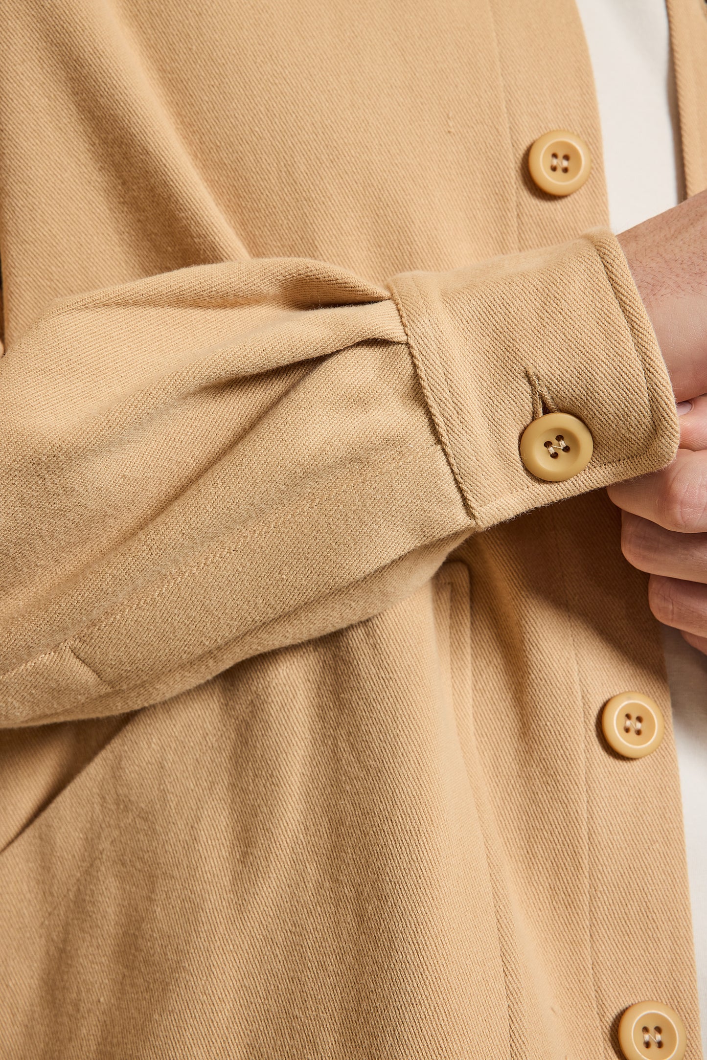 DRILL OVERSHIRT BEIGE