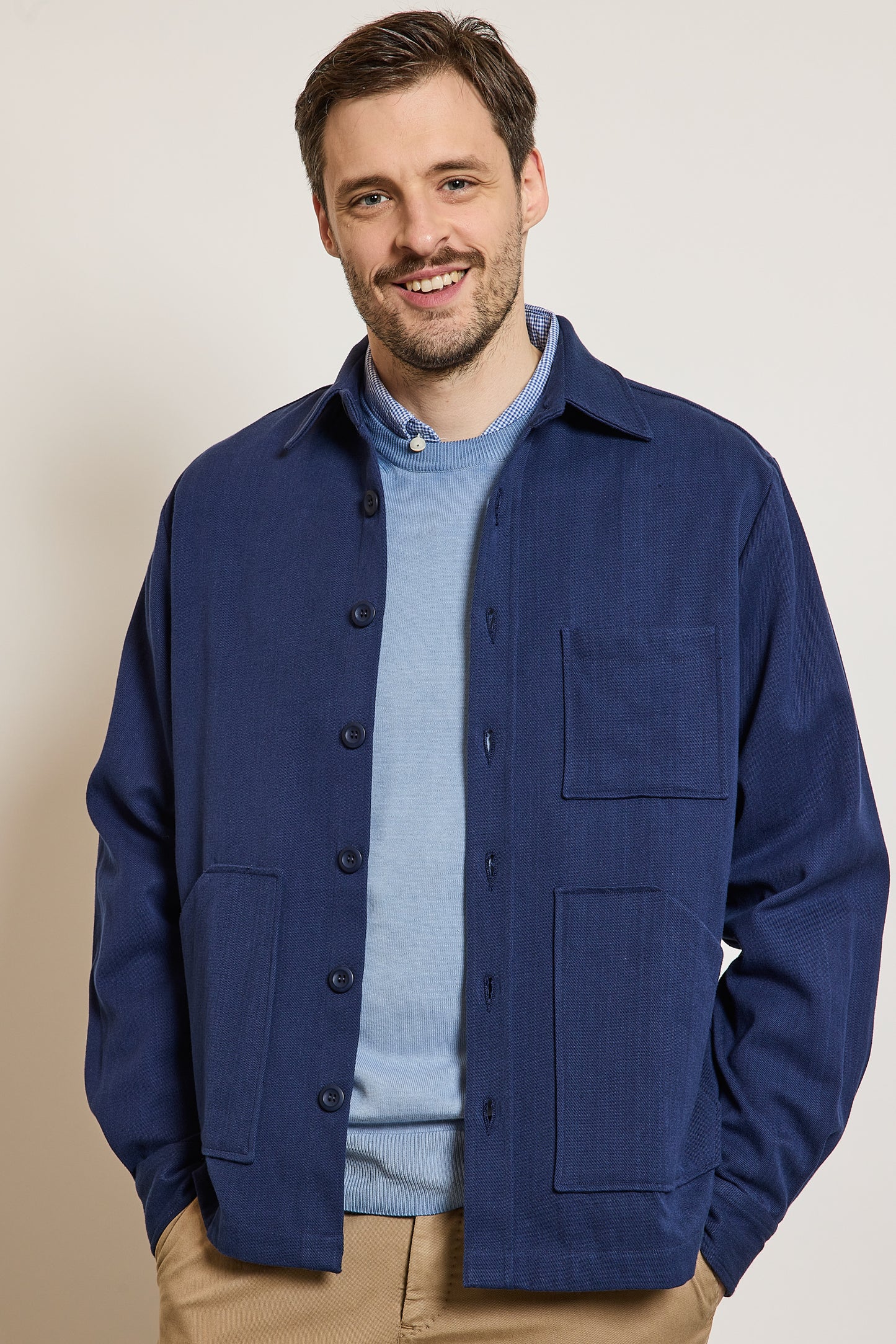 DRILL OVERSHIRT NAVY