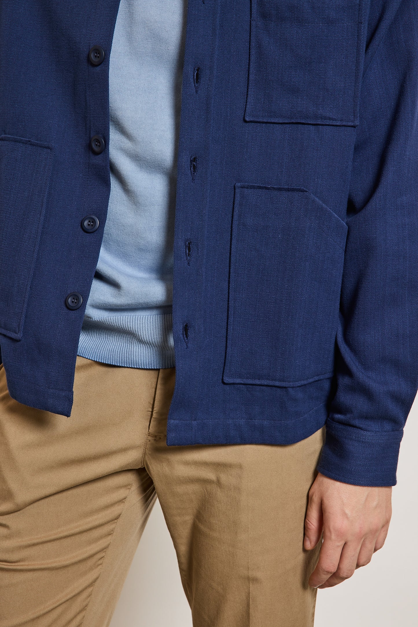 DRILL OVERSHIRT NAVY