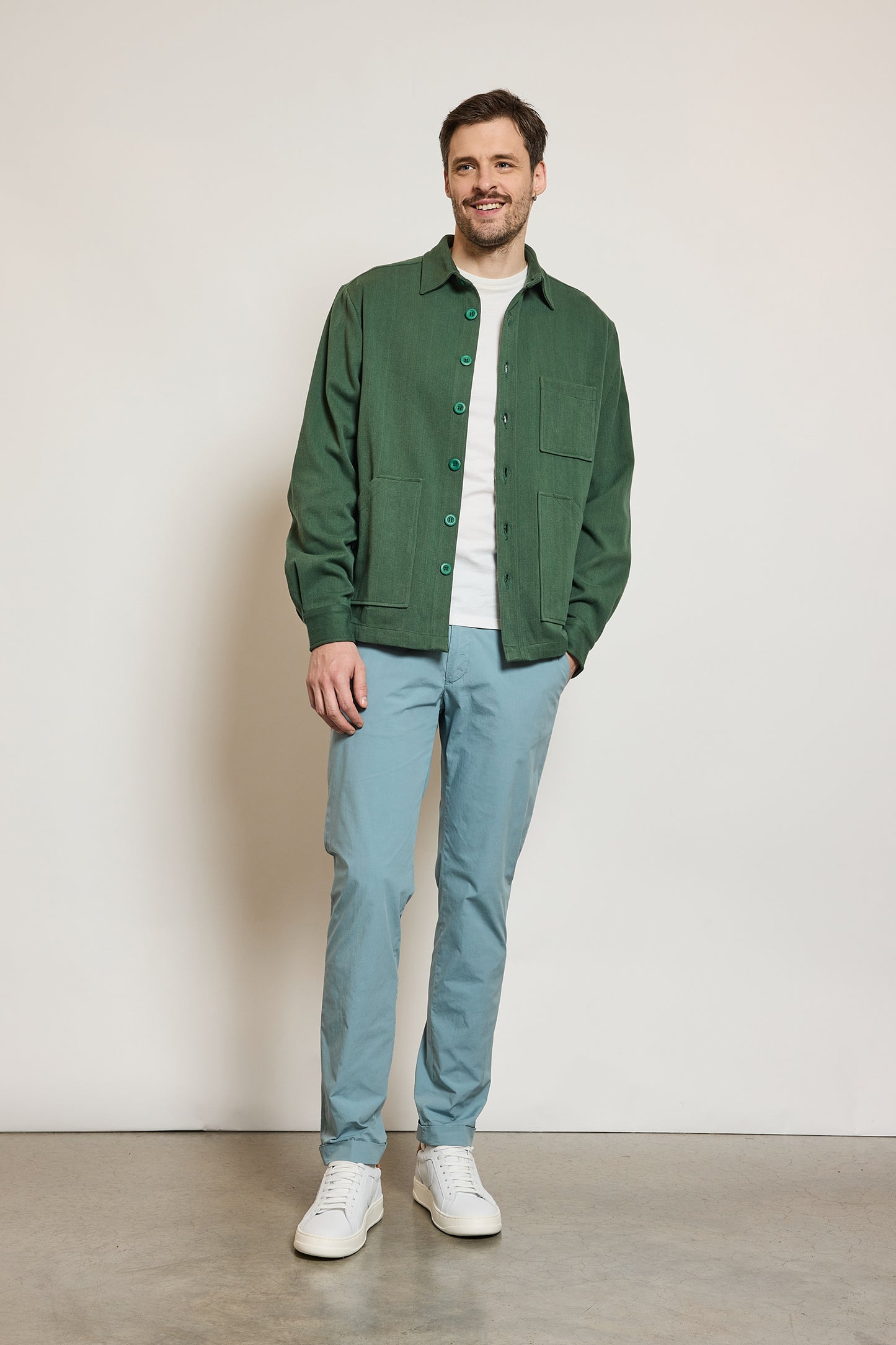 DRILL OVERSHIRT GREEN