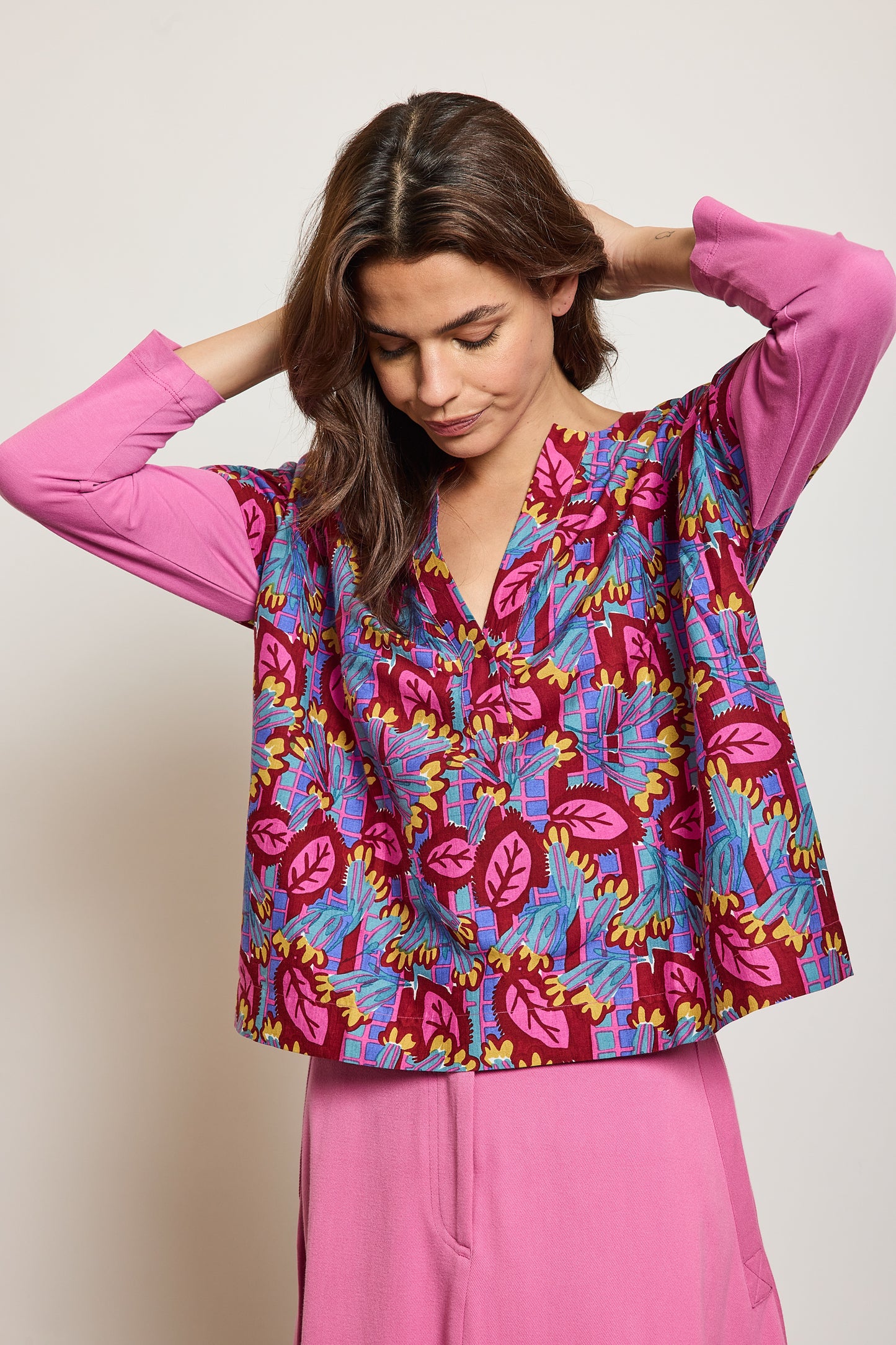 SILK TOP PINK