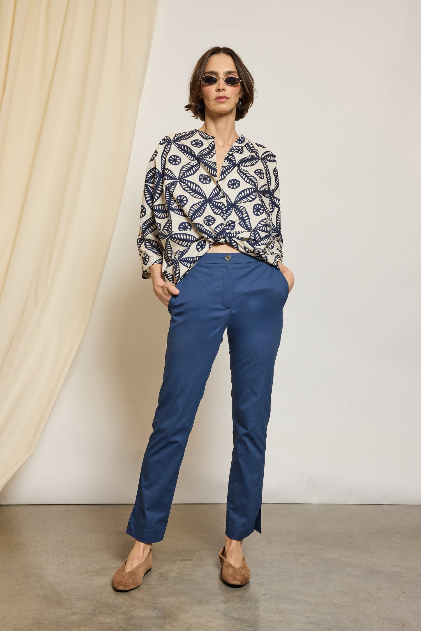 PANTALON FITTÉ ACIER