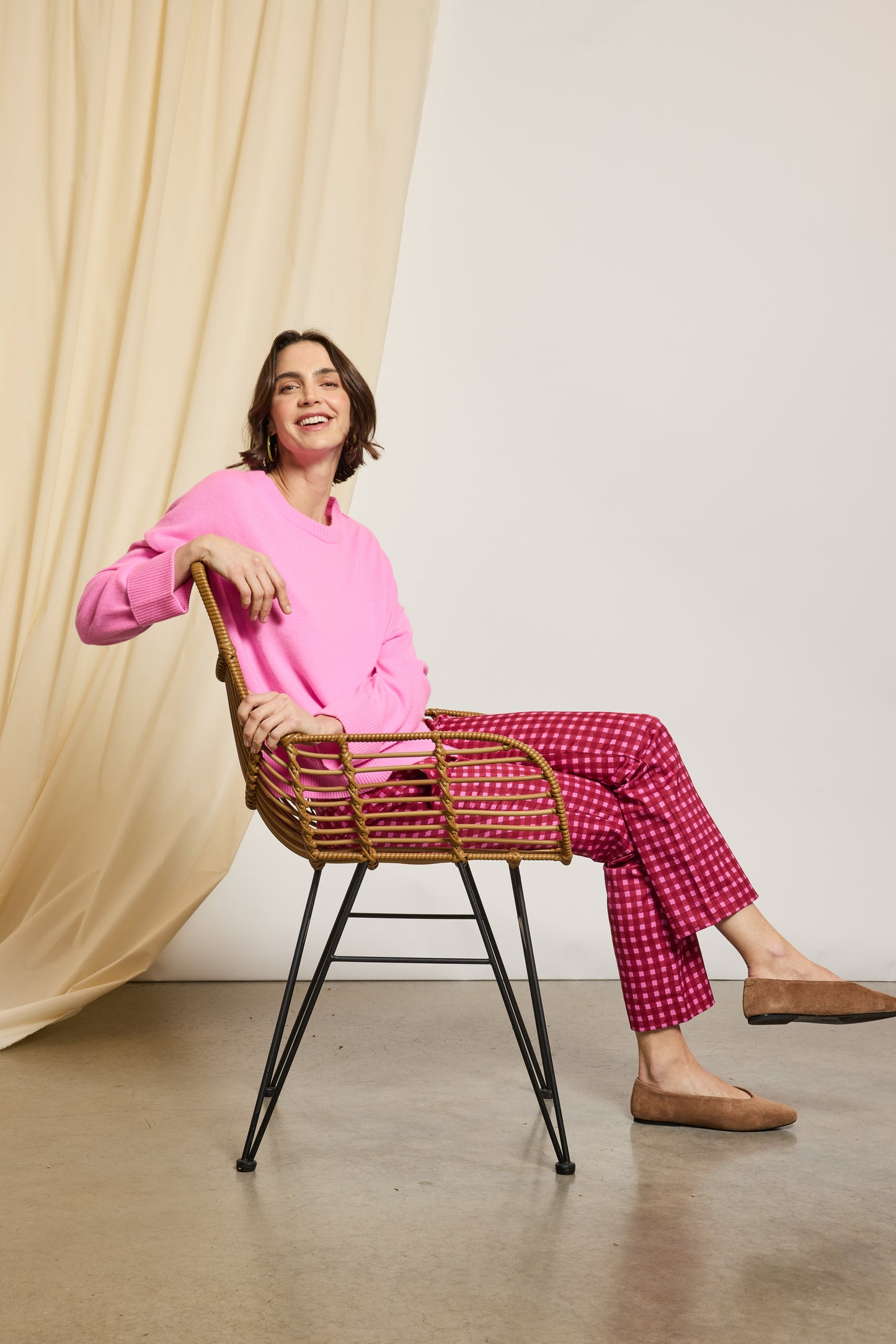 PANTALON PIXELS FUSCHIA