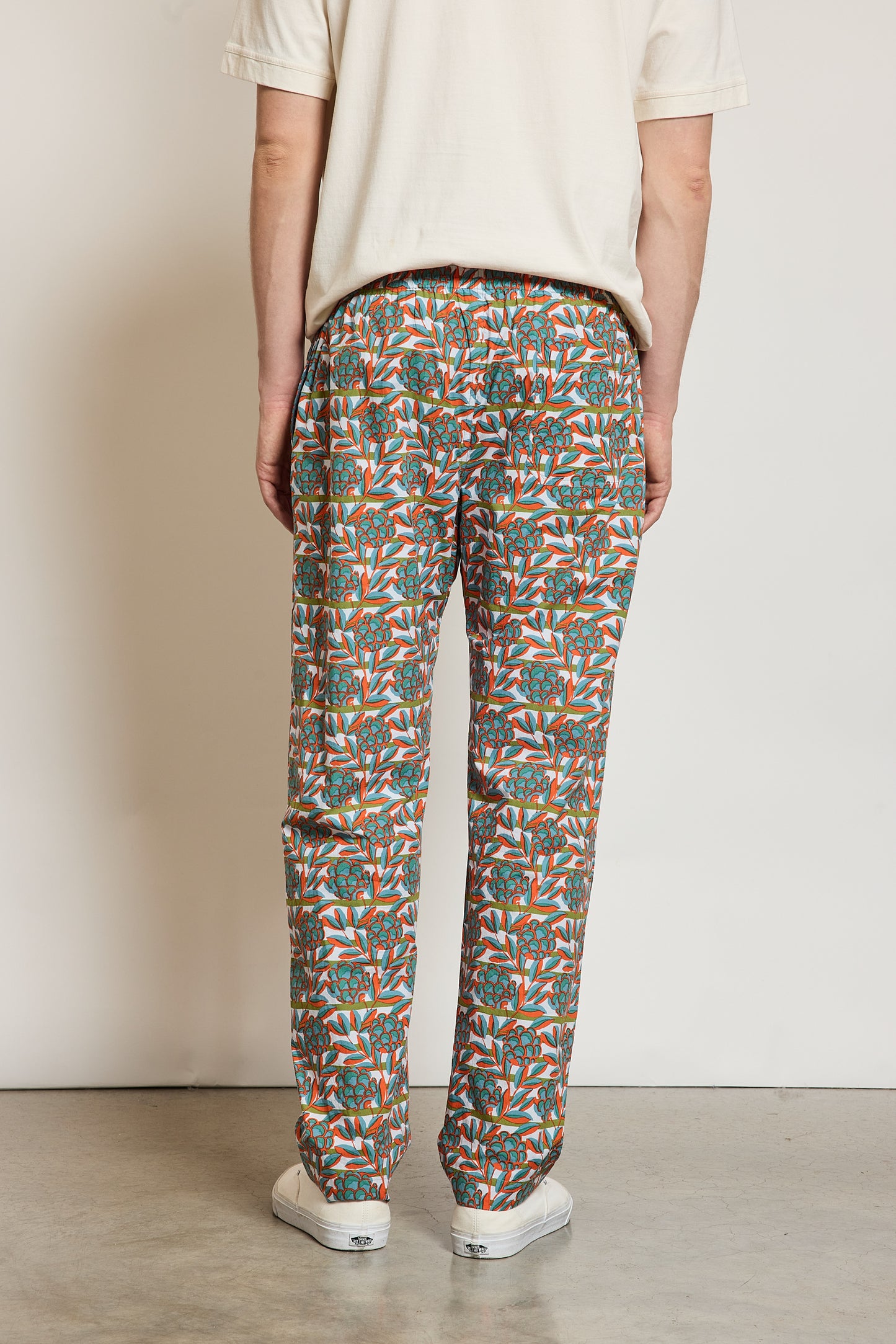 PANTALON IMPRIMÉ VERT