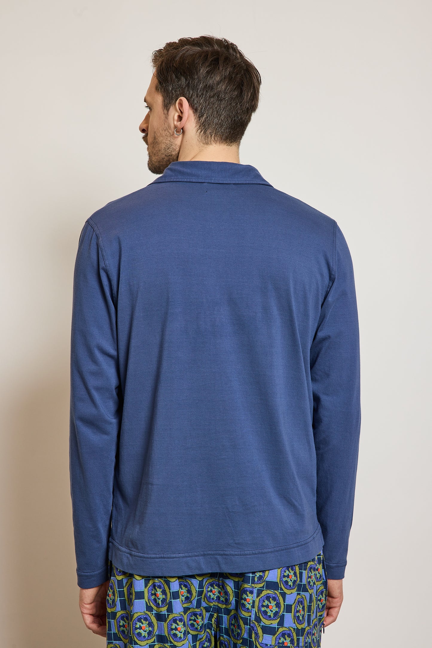 POLO MANCHES LONGUES ACIER