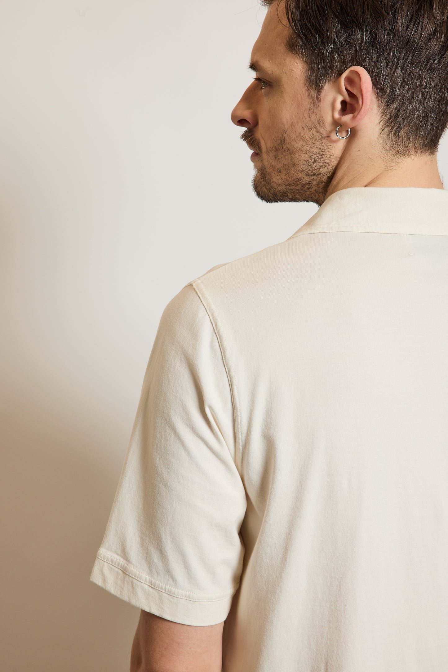 POLO MANCHES COURTES CRAIE