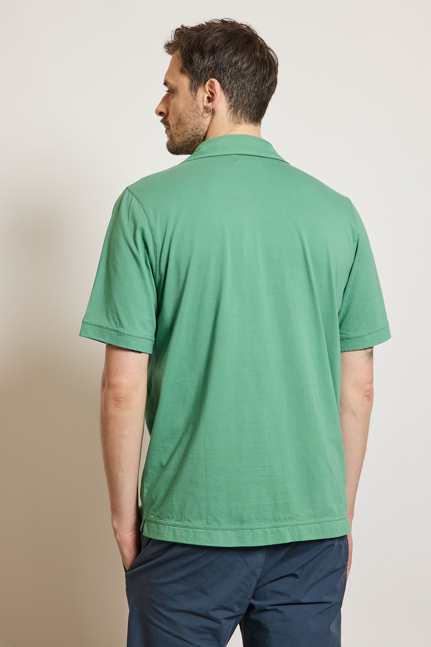 POLO MANCHES COURTES MENTHE