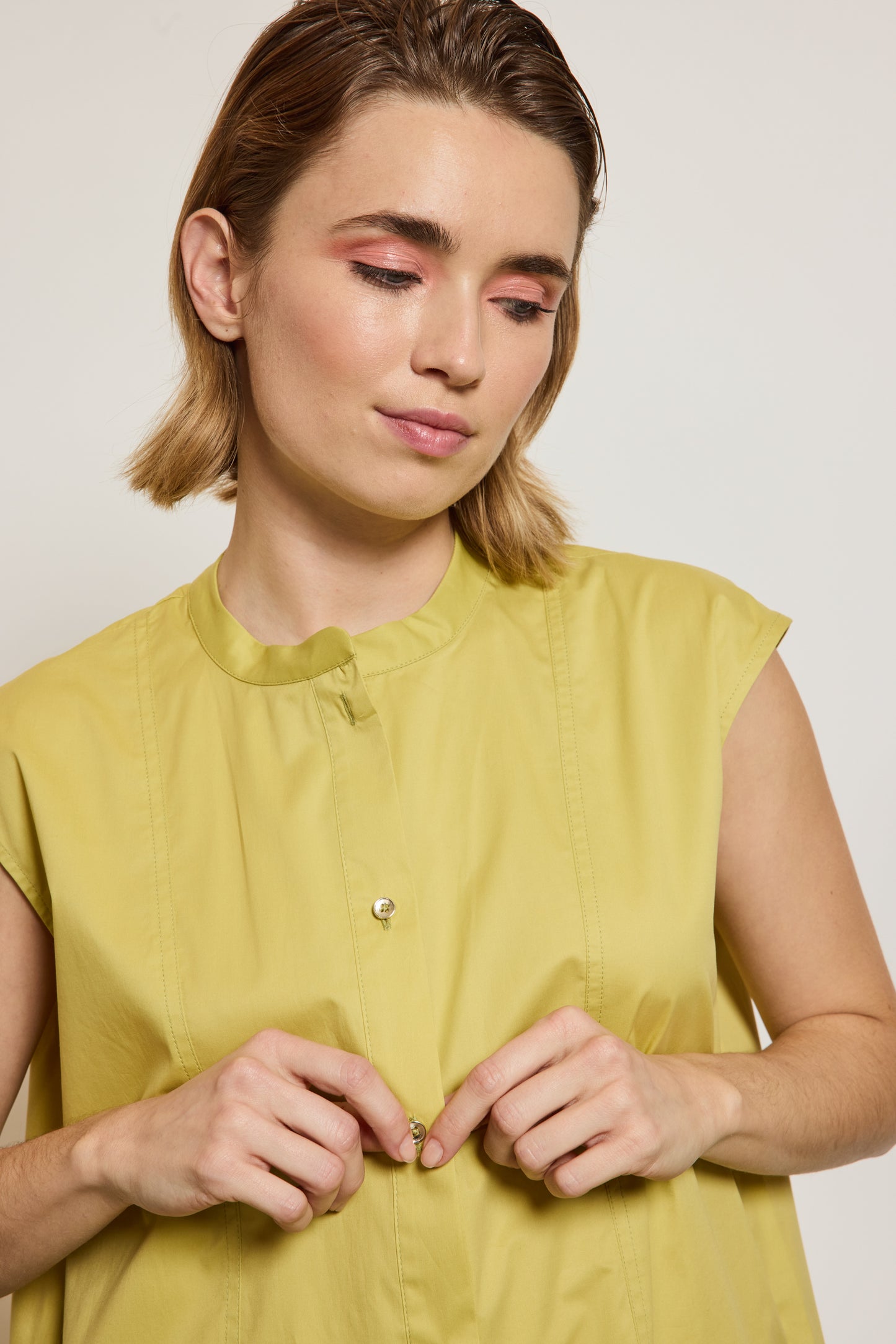 DRESS WITH POCKETS CUMIN