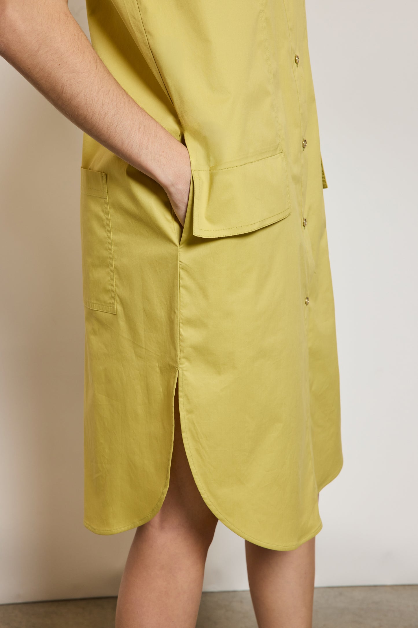 DRESS WITH POCKETS CUMIN